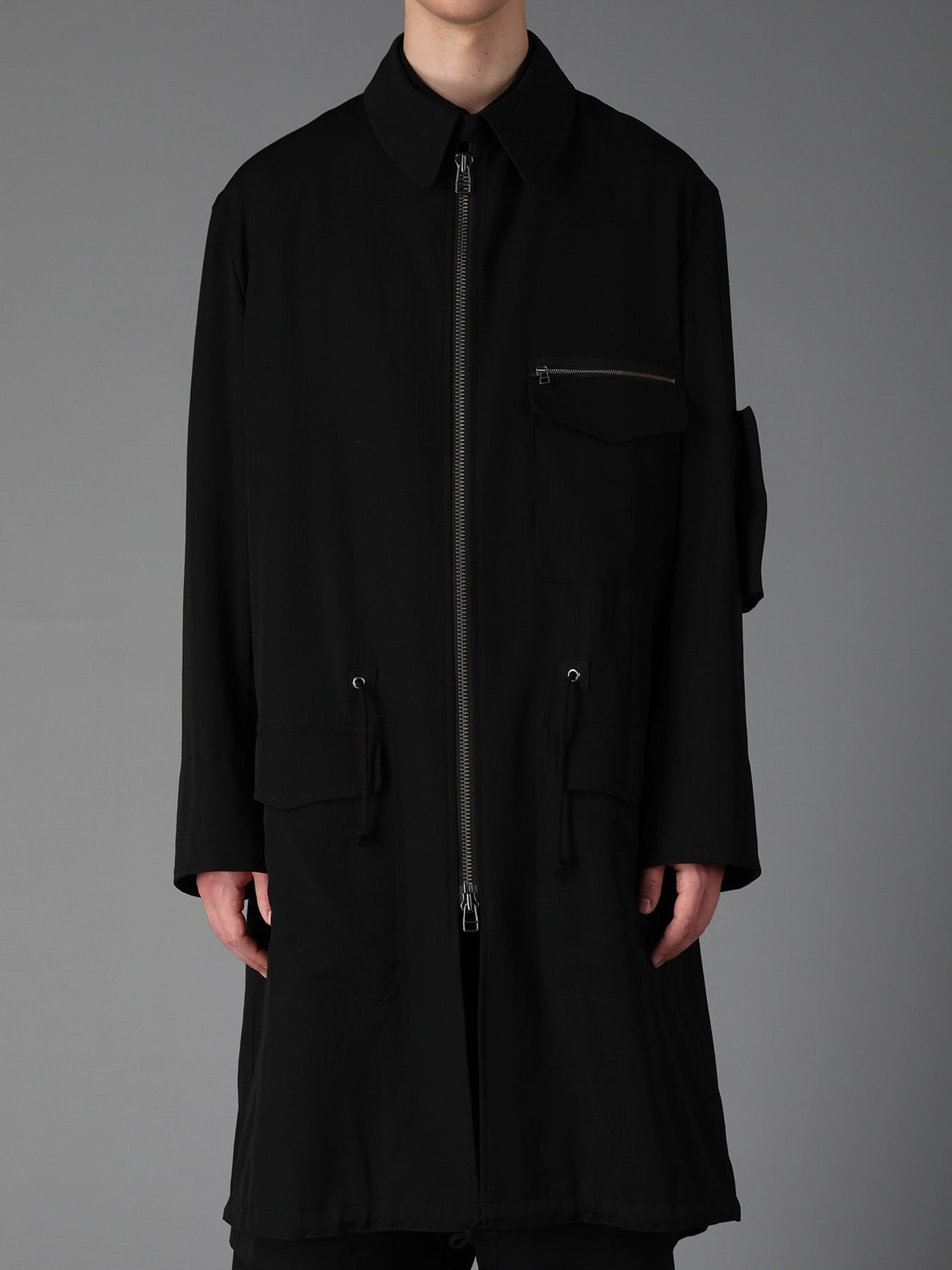 WOOL GABARDINE BALMACAAN MODS COAT