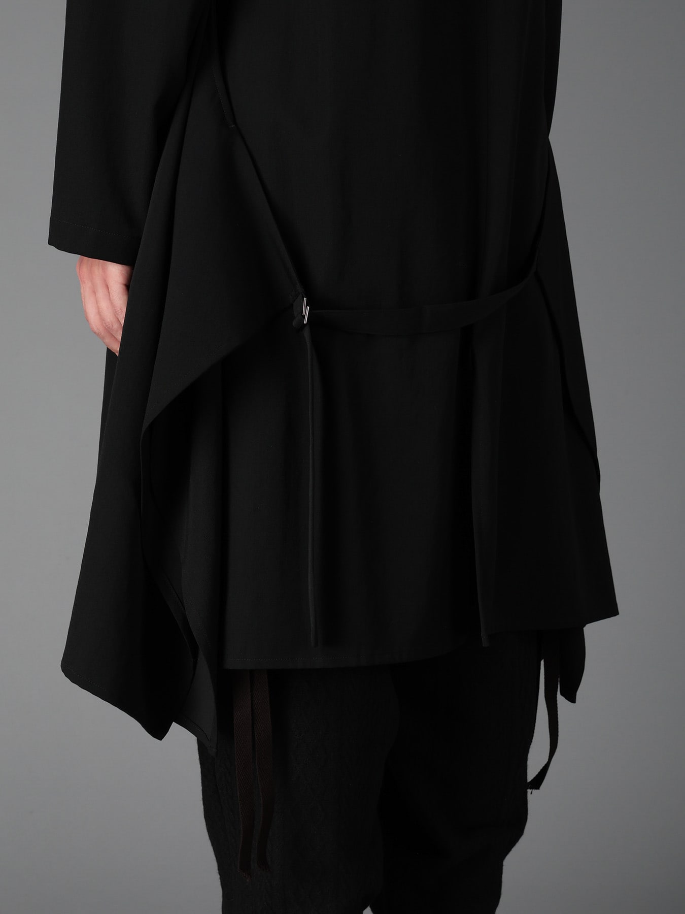 WOOL GABARDINE UNTRIMMED DRESS
