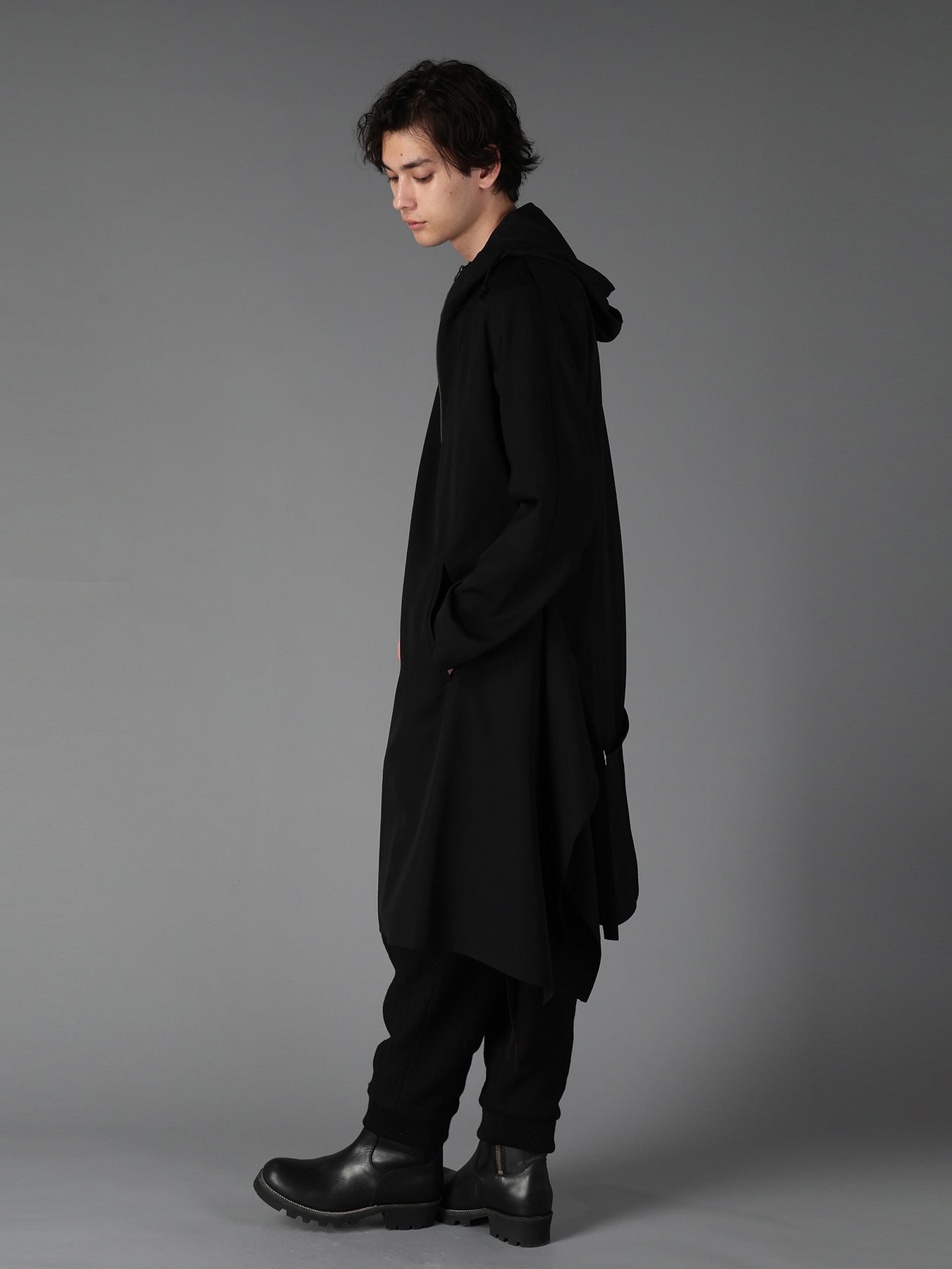 WOOL GABARDINE UNTRIMMED DRESS