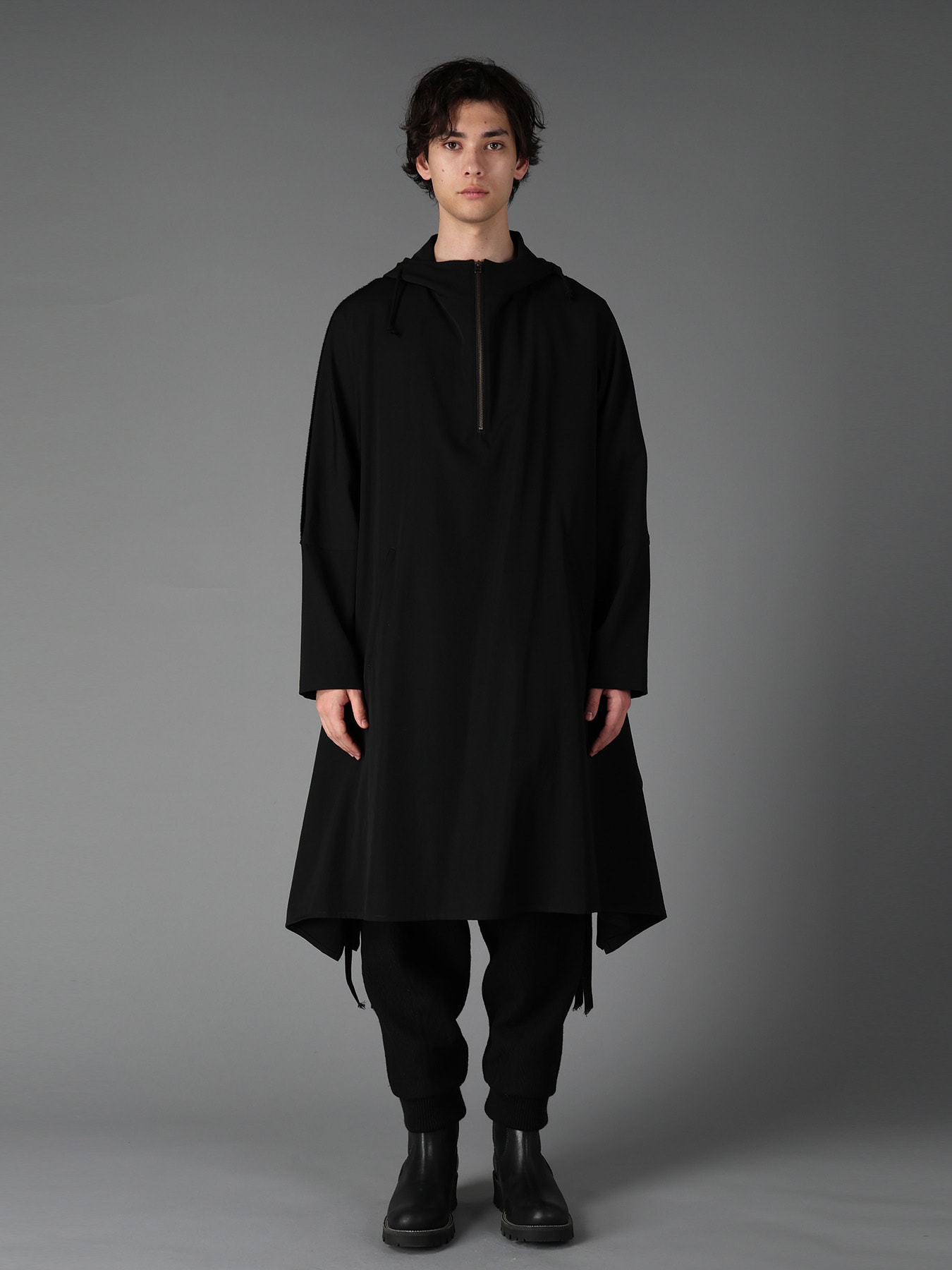 WOOL GABARDINE UNTRIMMED DRESS