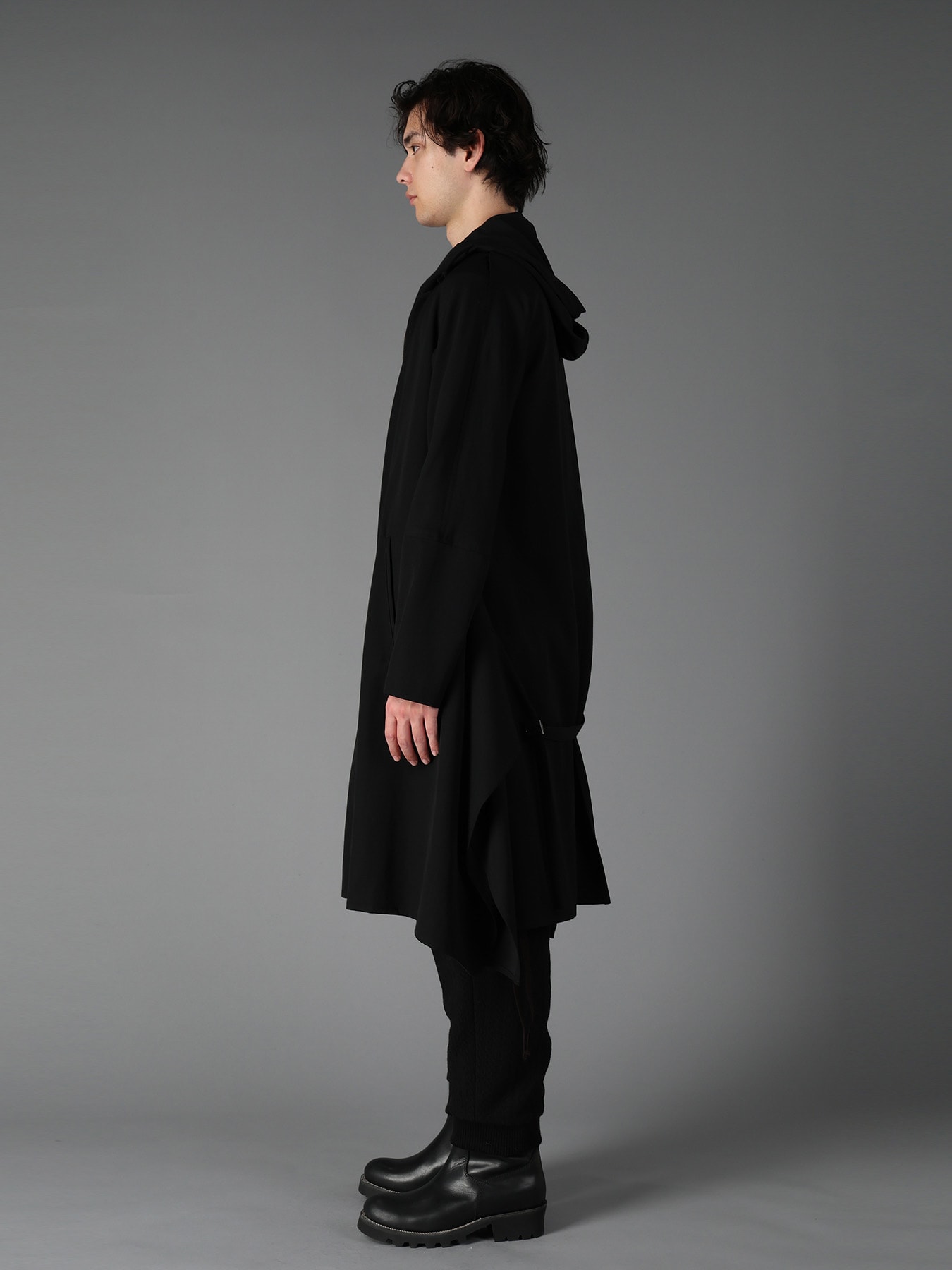 WOOL GABARDINE UNTRIMMED DRESS