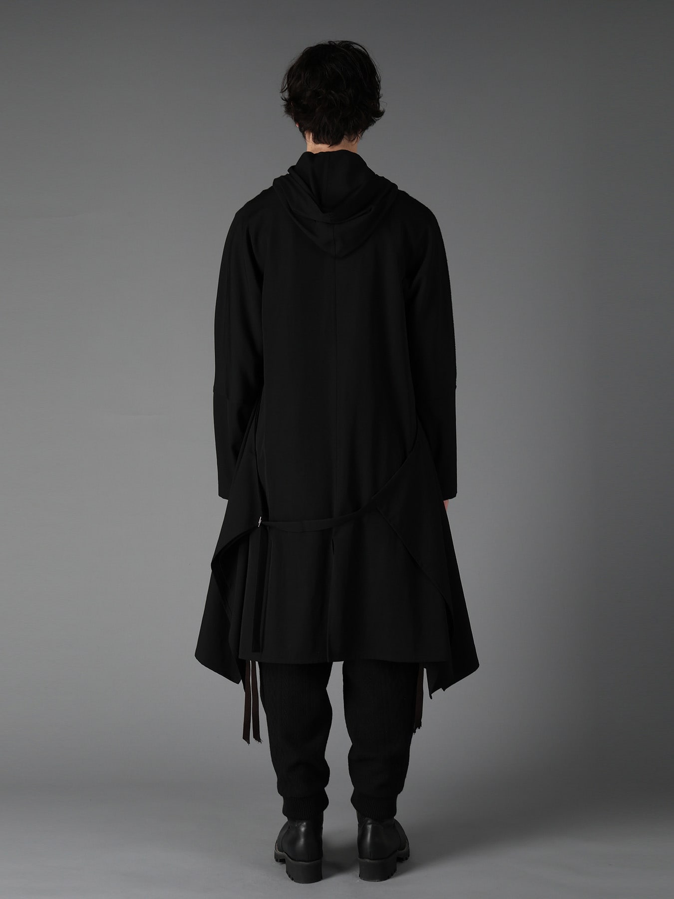 WOOL GABARDINE UNTRIMMED DRESS