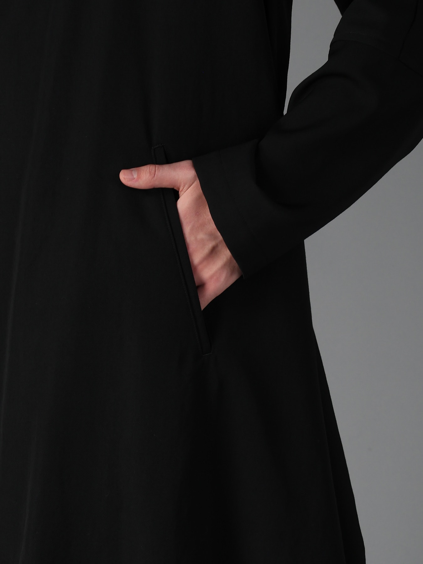 WOOL GABARDINE UNTRIMMED DRESS