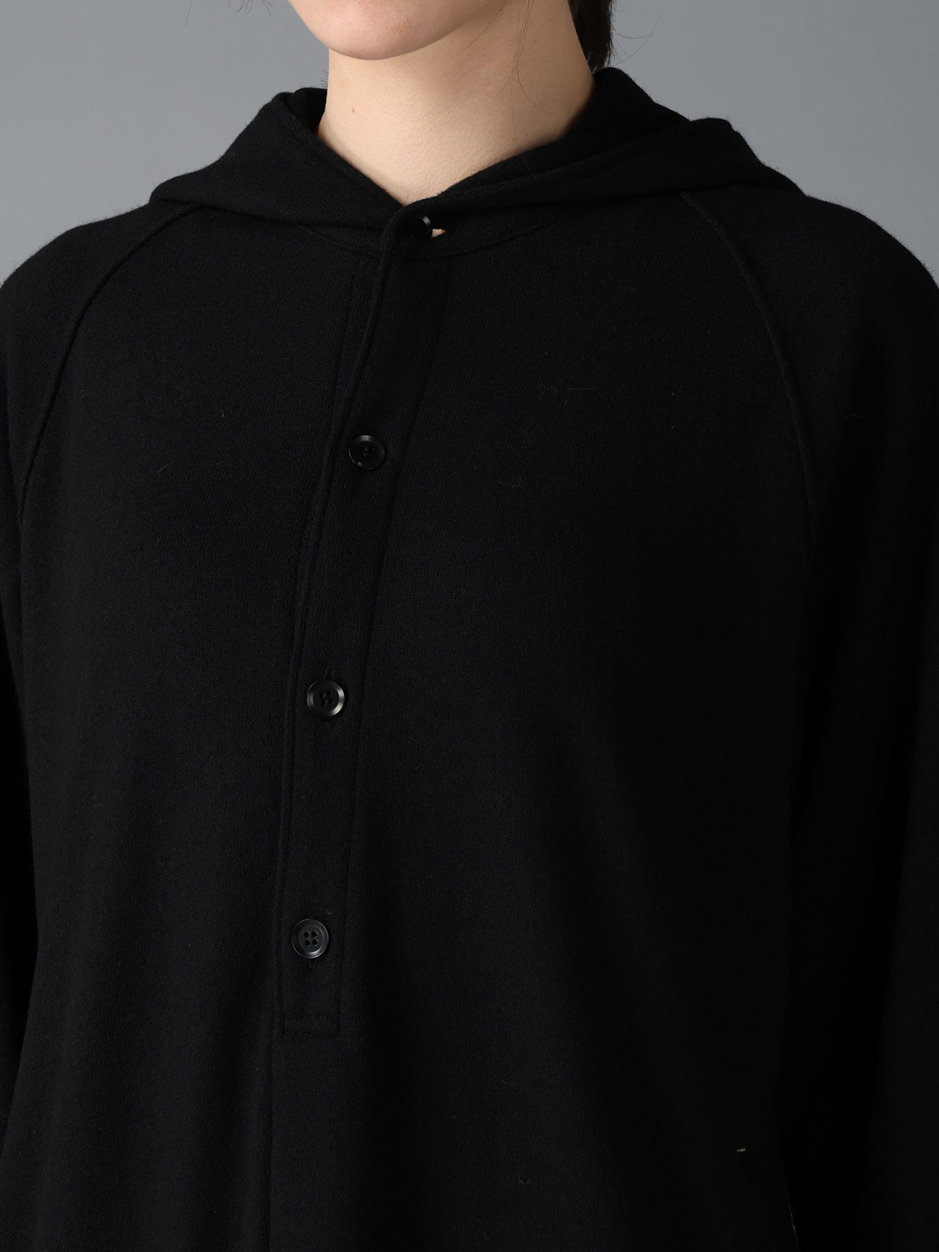 SOFT SPUN 1/14 JERSEY HOODED LONG DRESS