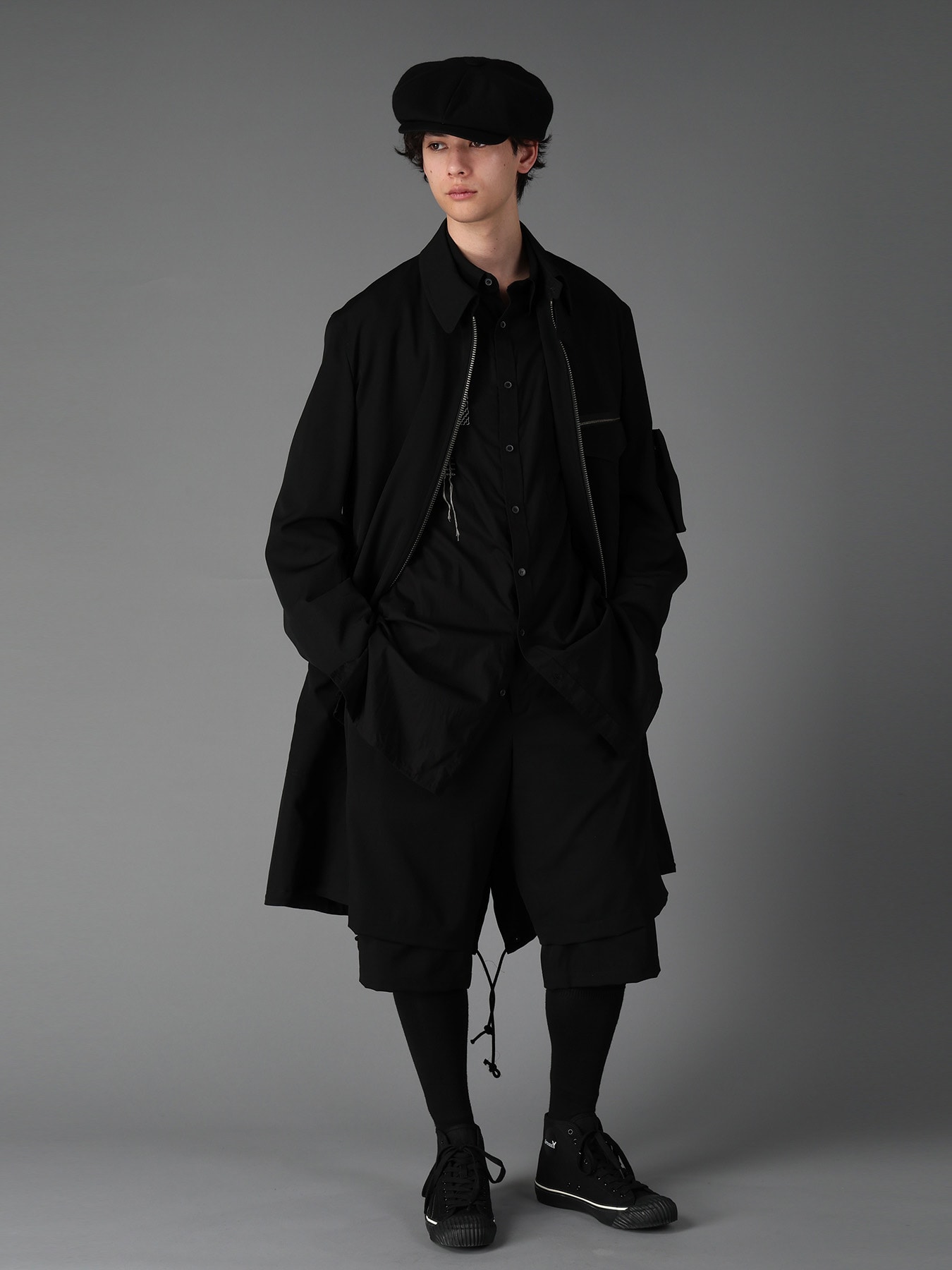 COTTON WOOL TOP TWILL CASQUETTE