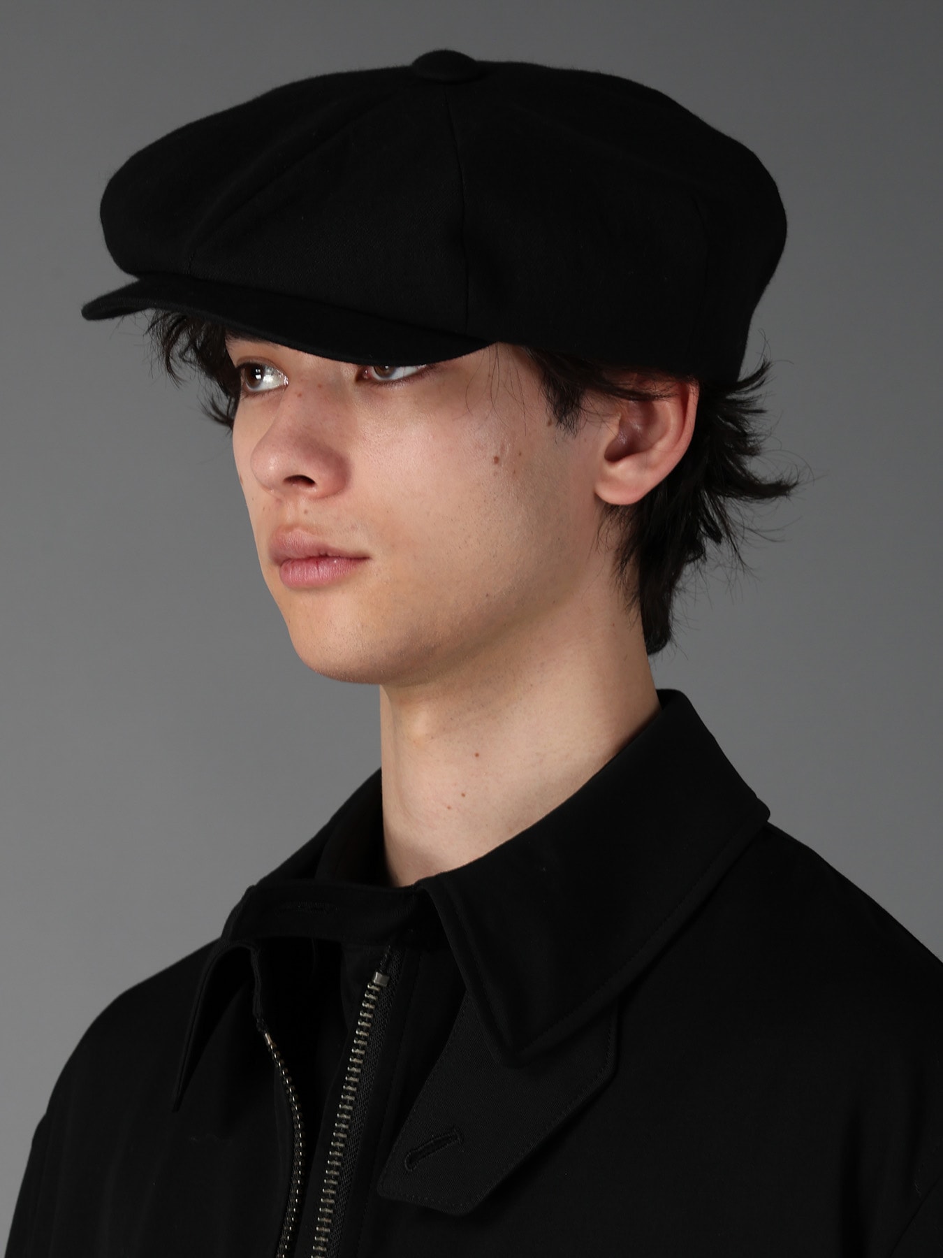 COTTON WOOL TOP TWILL CASQUETTE