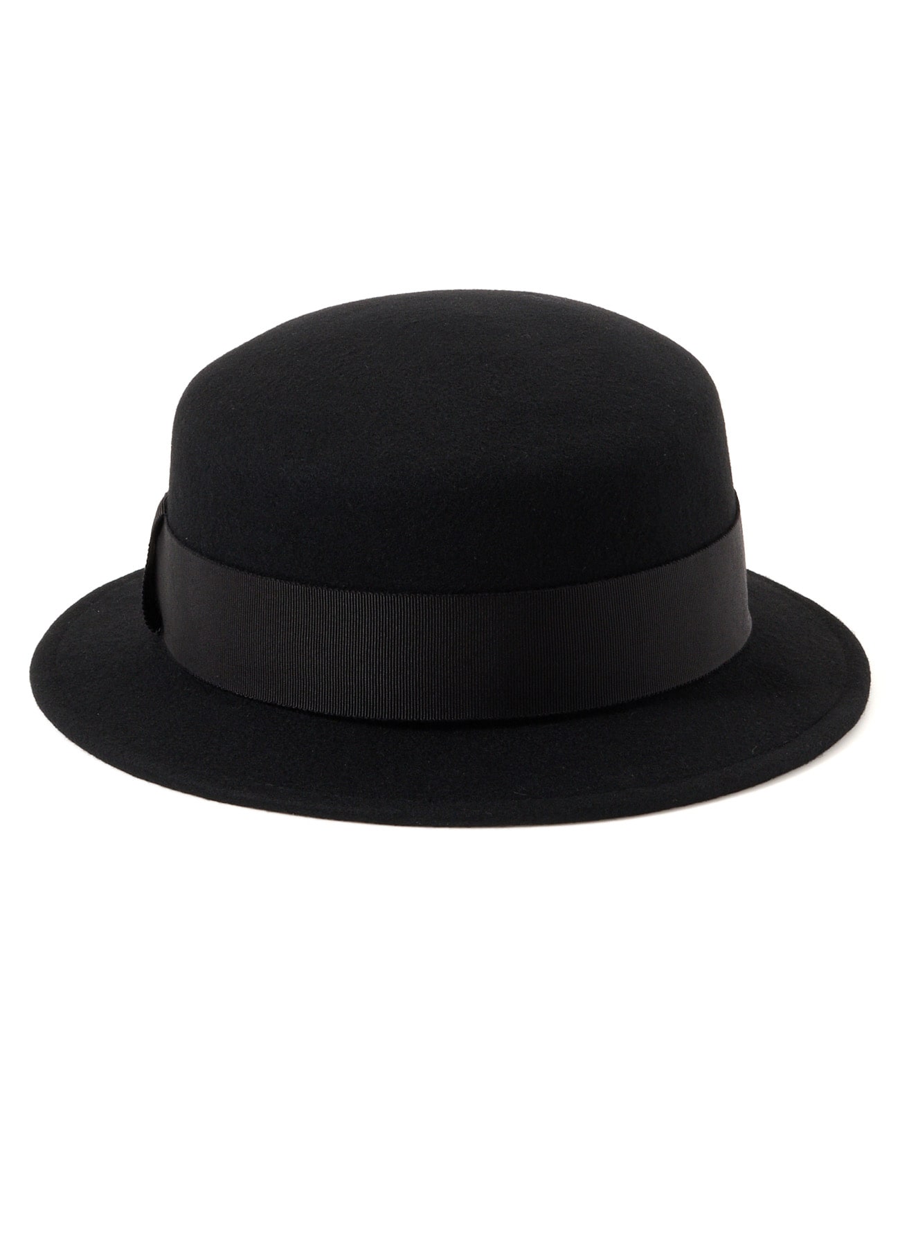 WOOL FELT FLAT CROWN HAT