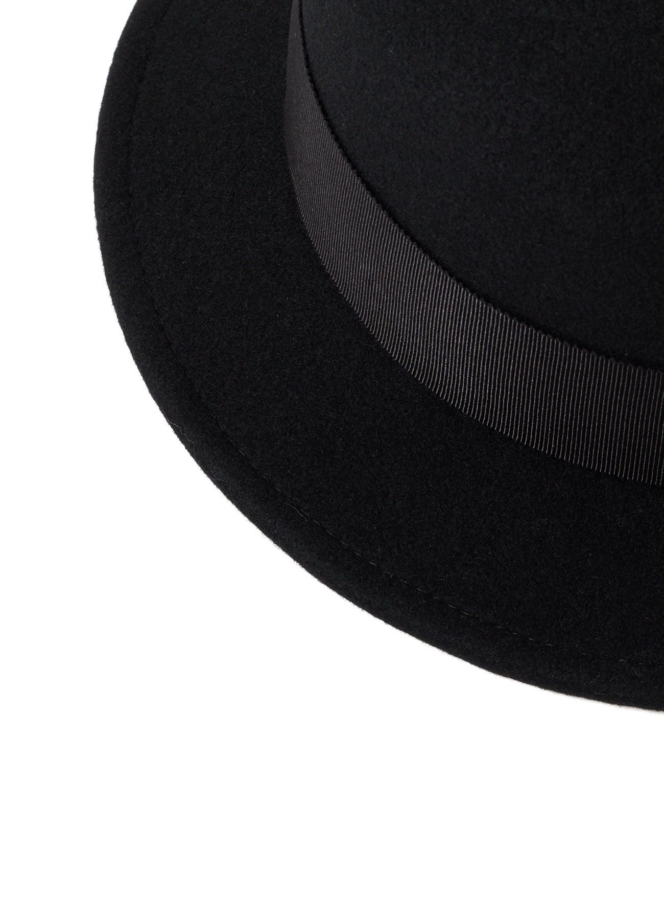 WOOL FELT FLAT CROWN HAT