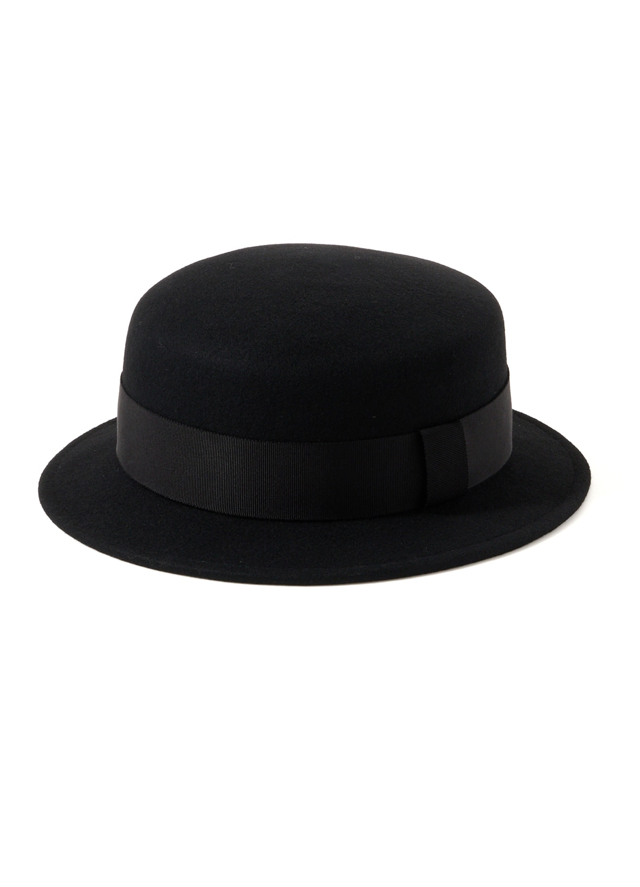 WOOL FELT FLAT CROWN HAT