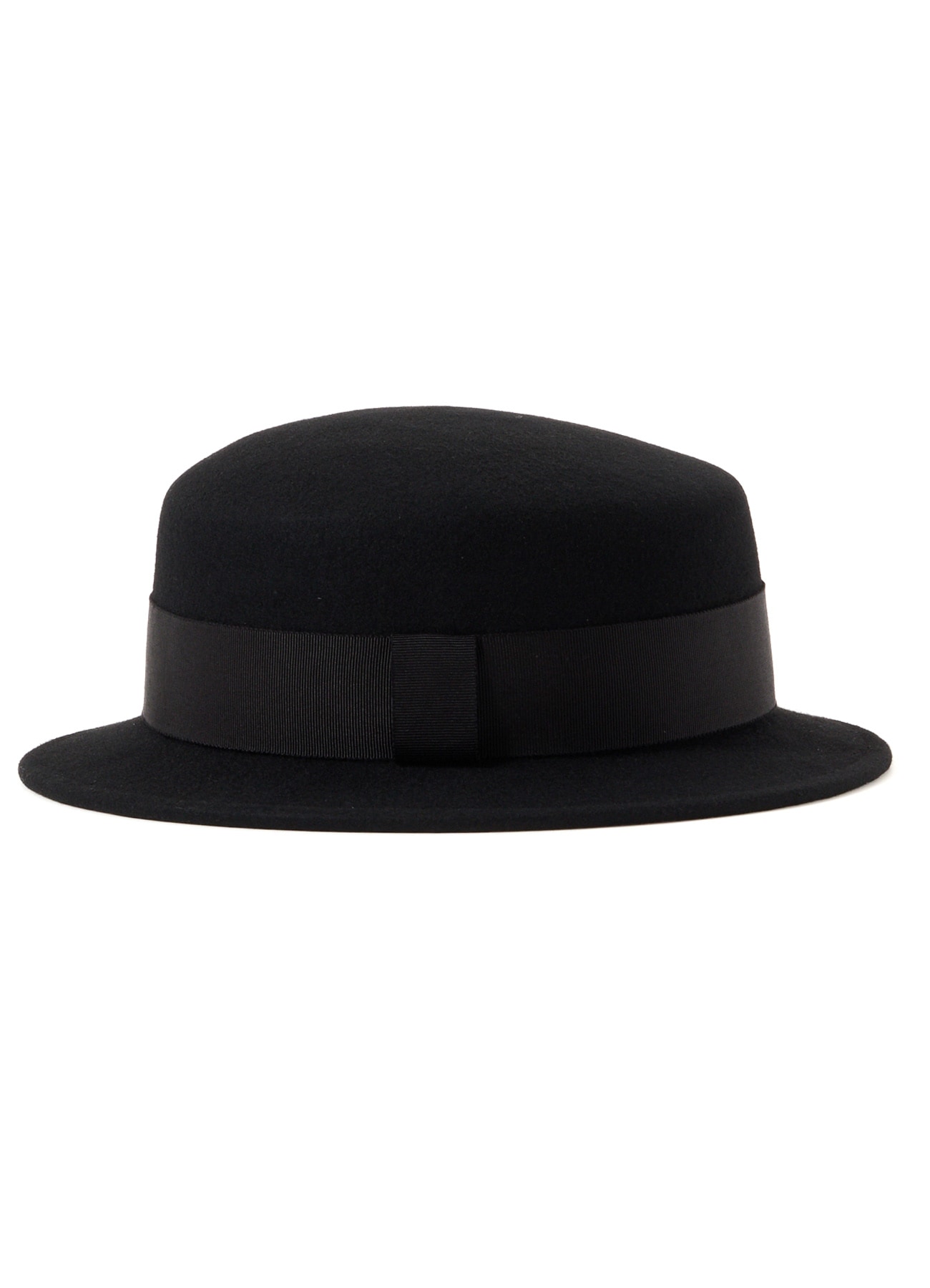 WOOL FELT FLAT CROWN HAT