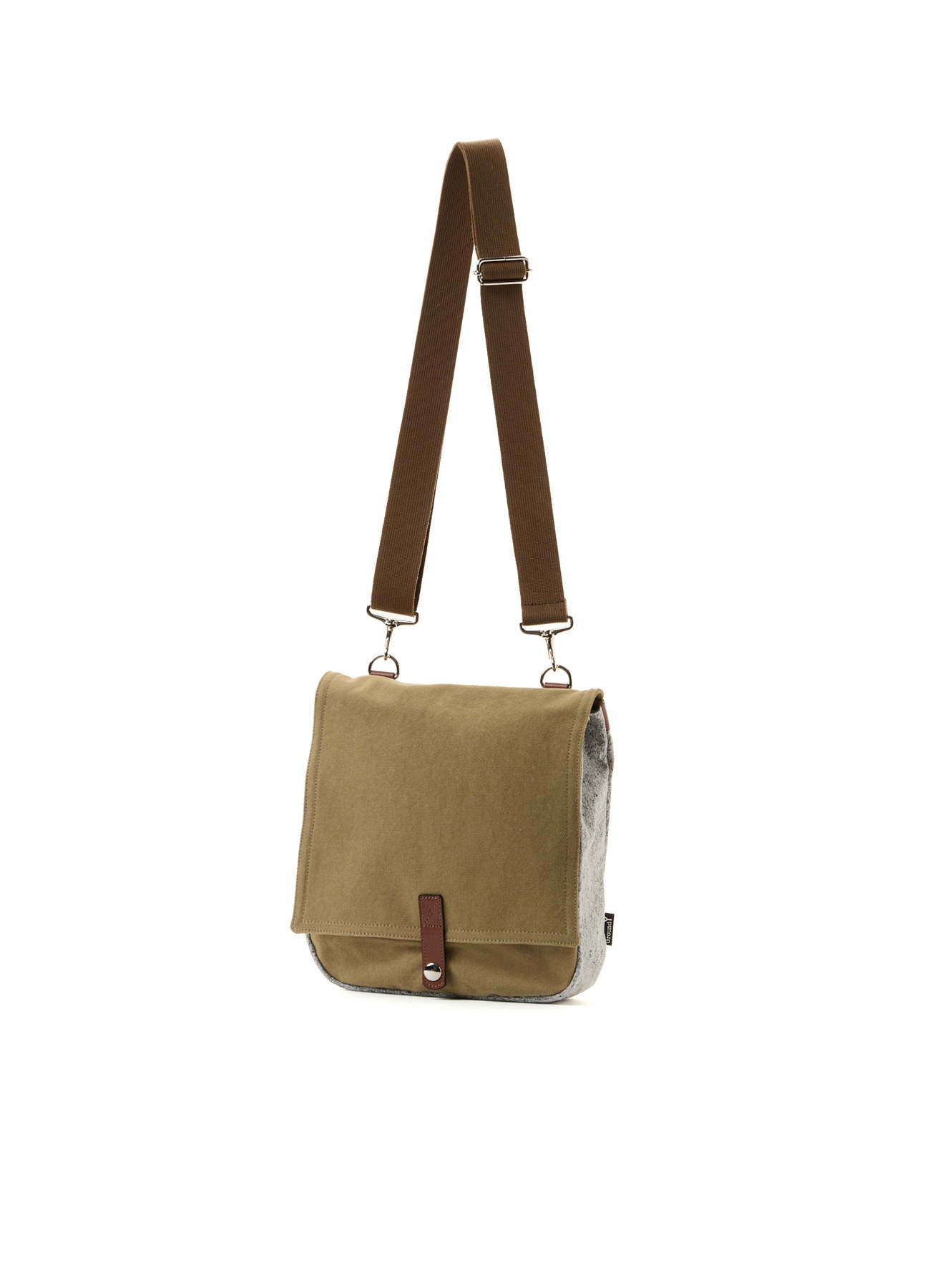 NO.8 CANVAS BIO FINISHED BREAD SHOULDER BAG