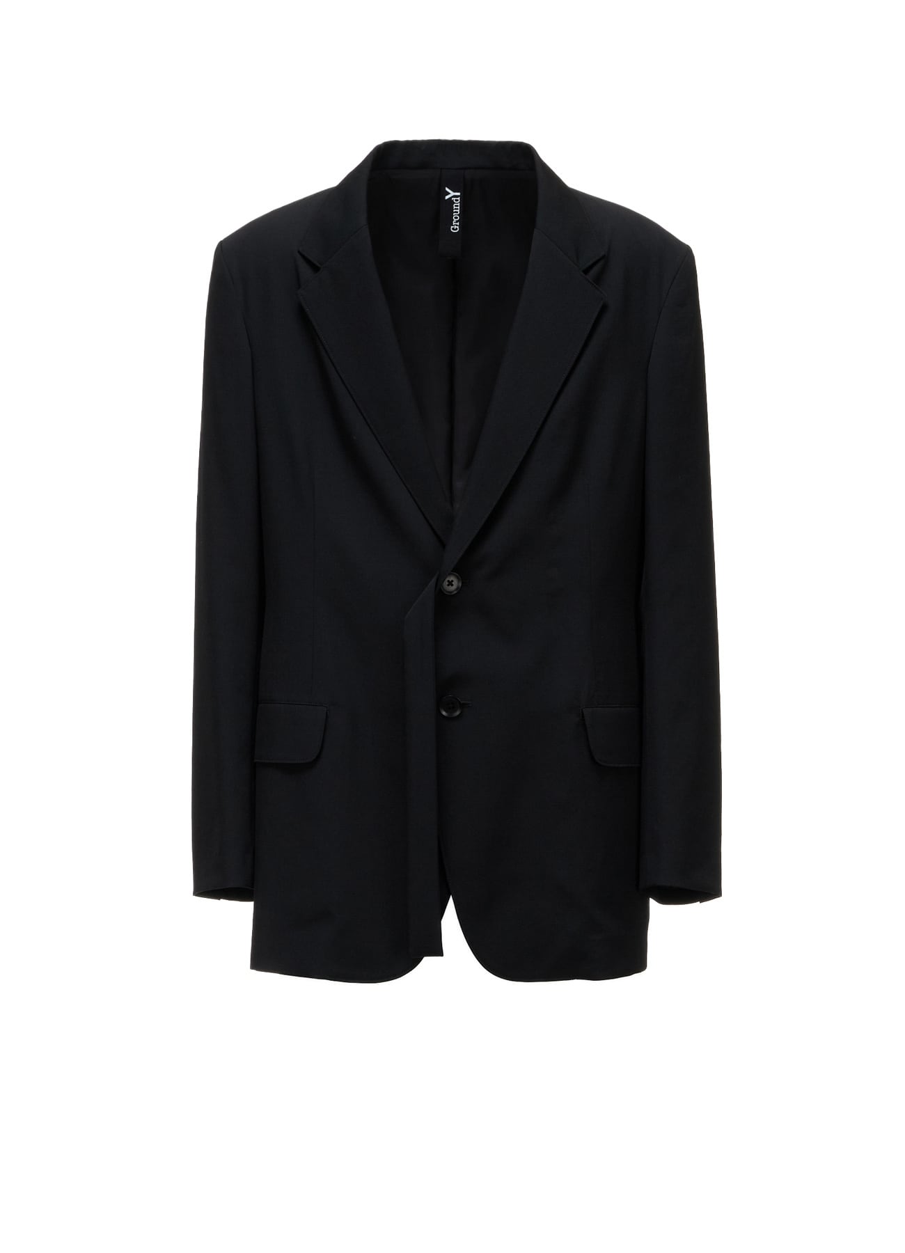 WOOL GABARDINE SIDE BELT JACKET