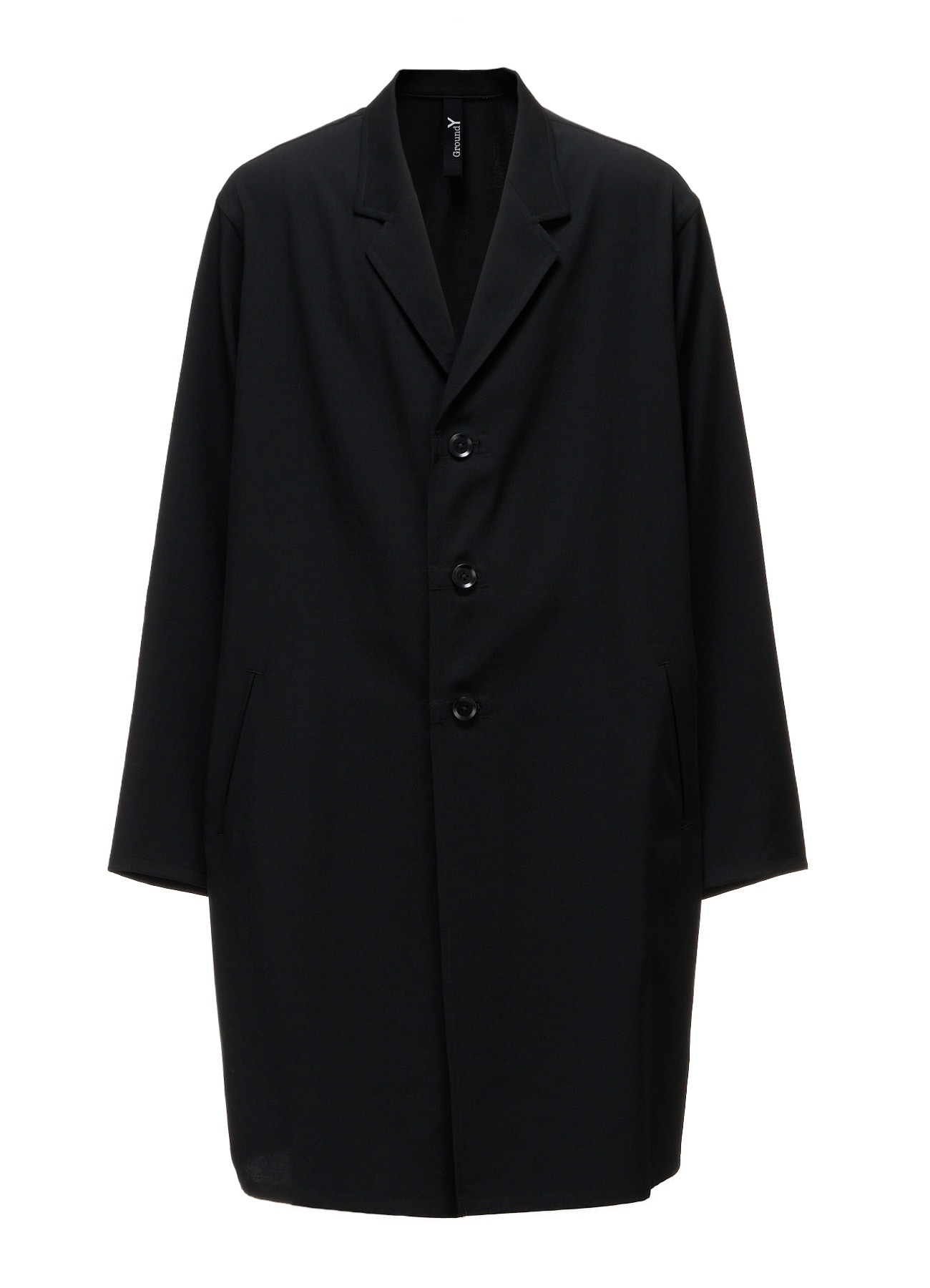 WOOL GABARDINE SHIRT JACKET