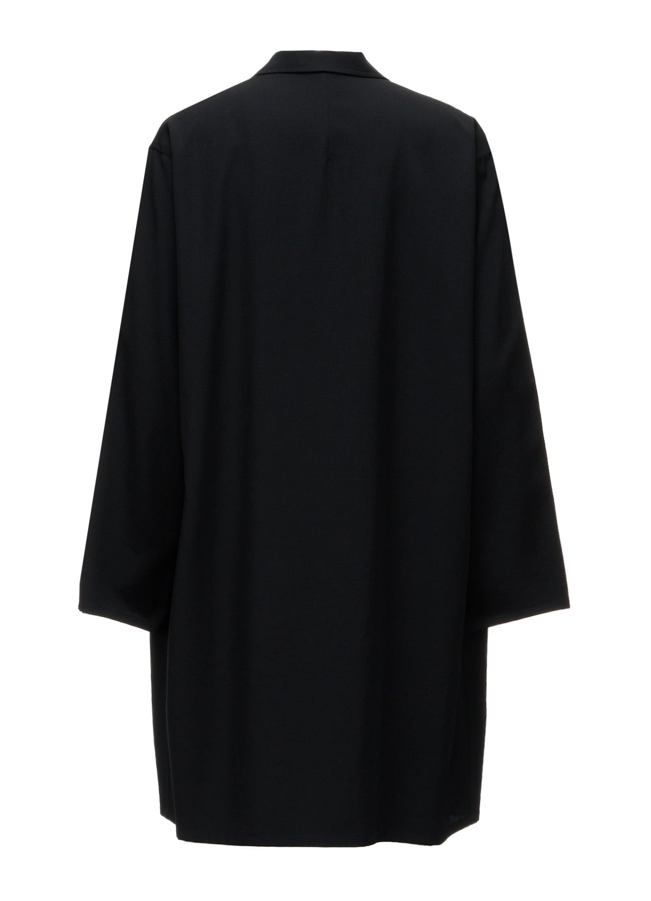 WOOL GABARDINE SHIRT JACKET