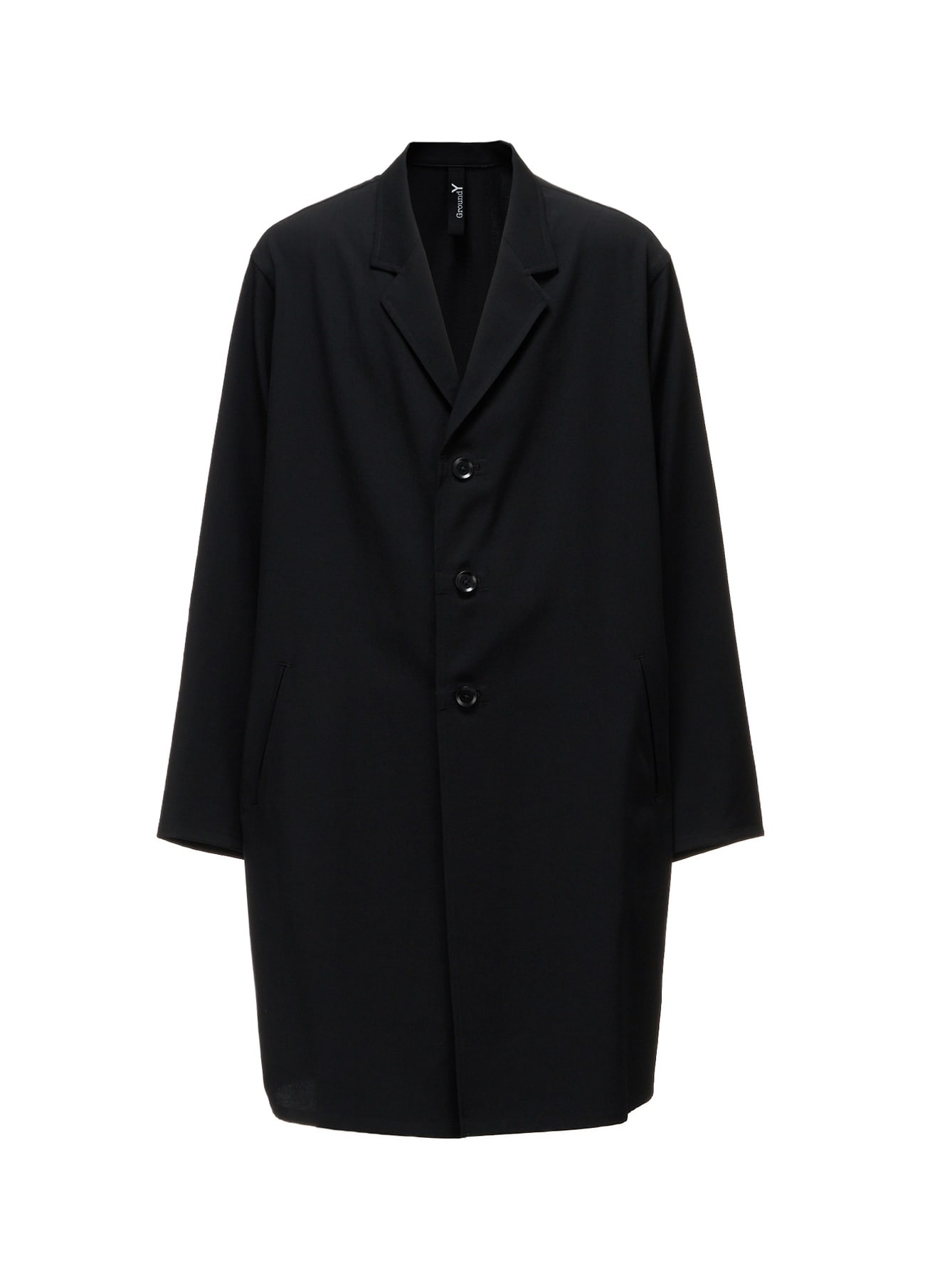 WOOL GABARDINE SHIRT JACKET