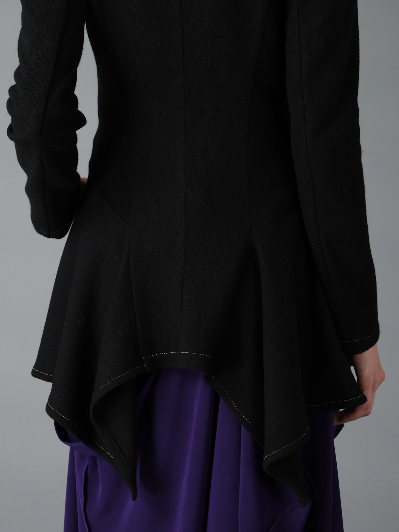 SOFT SPUN 1/14 JERSEY BACK FLARE JACKET