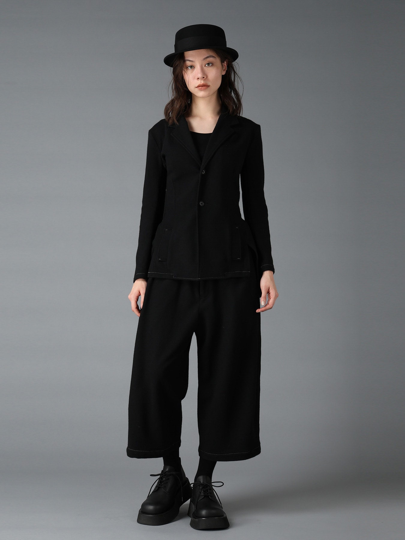 SOFT SPUN 1/14 JERSEY BACK FLARE JACKET