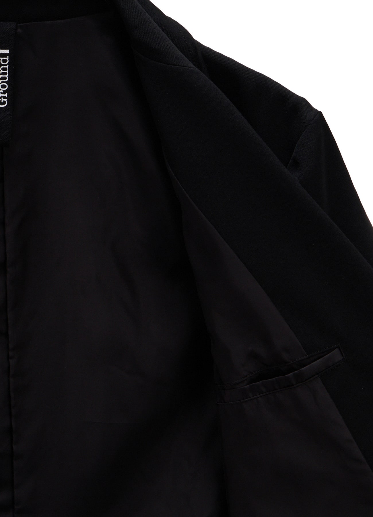 WOOL GABARDINE APPLIQUE JACKET