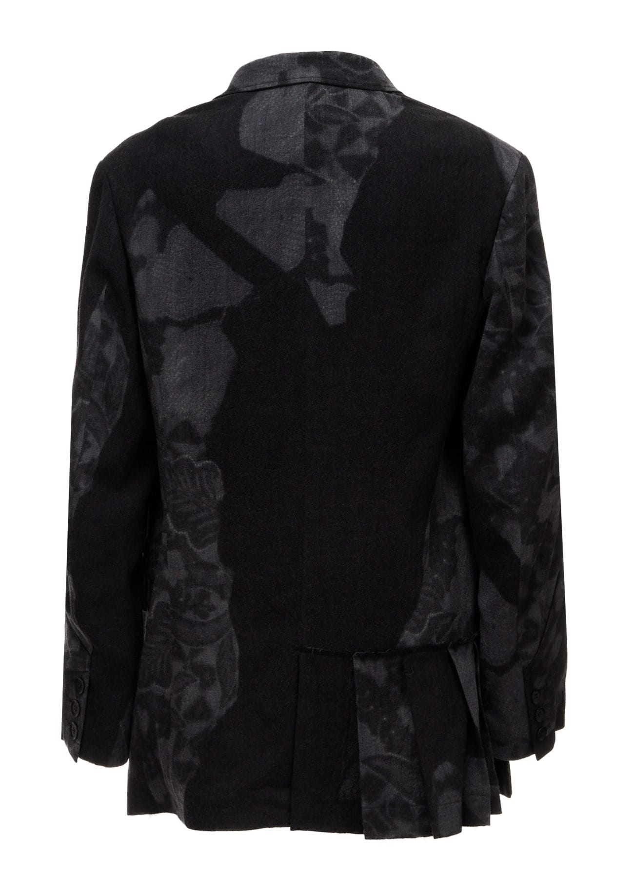 BATIK PATTERN SIDE PLEATED JACKET