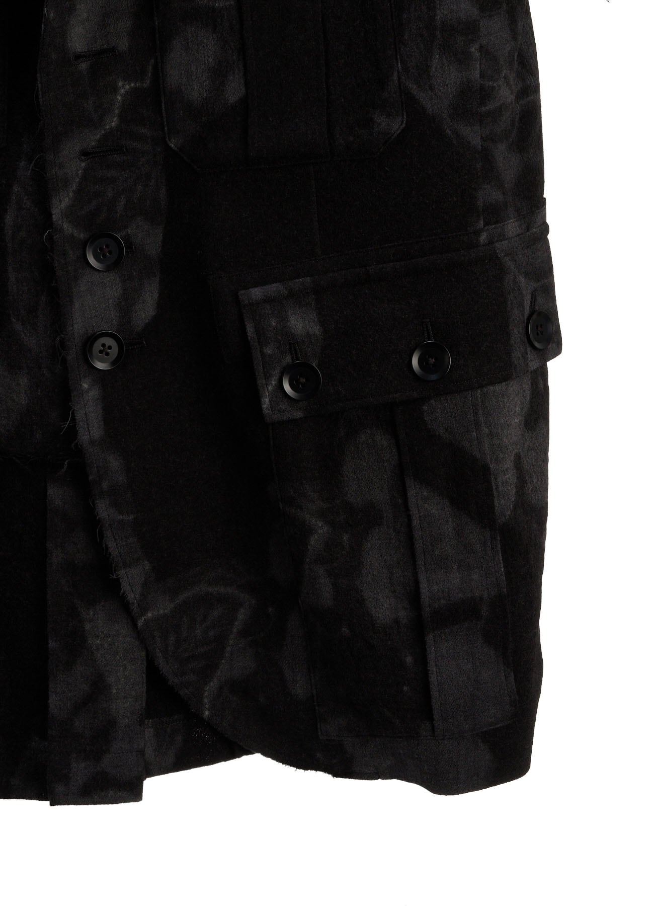 BATIK PATTERN SIDE PLEATED JACKET
