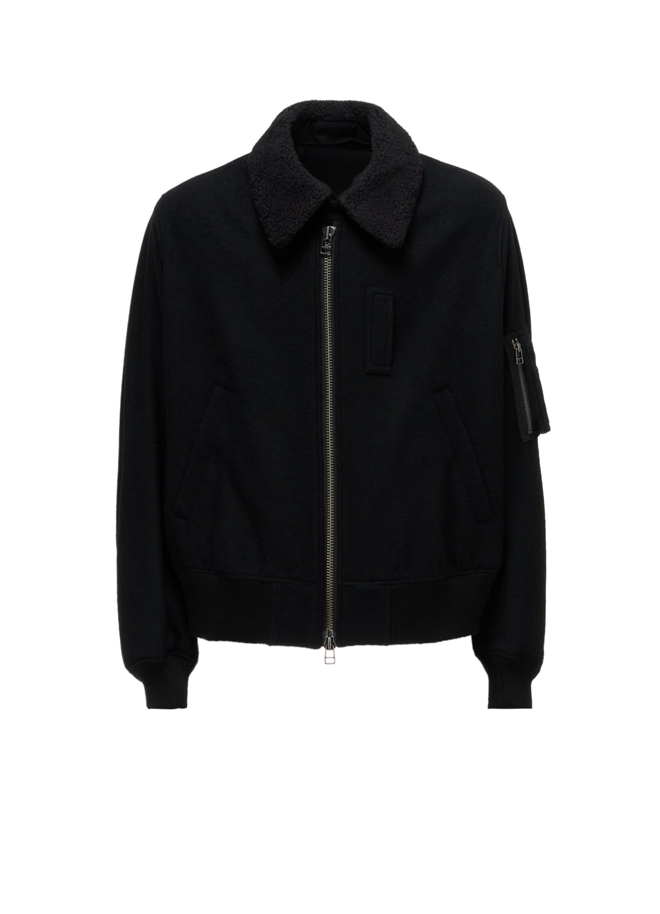 MELTON WOOL BLOUSON