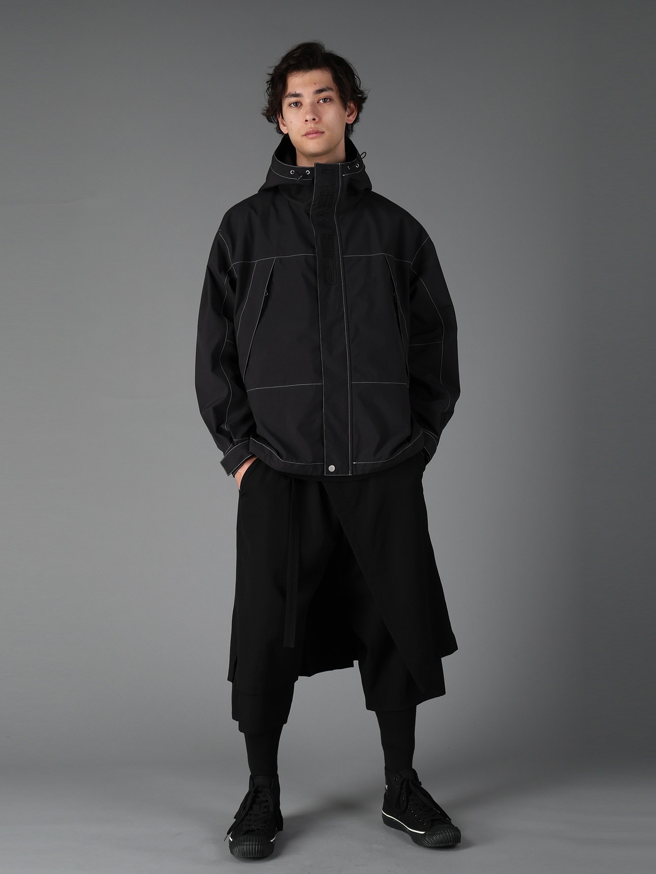 Ground Y × NEW ERA 3L SHELL JACKET