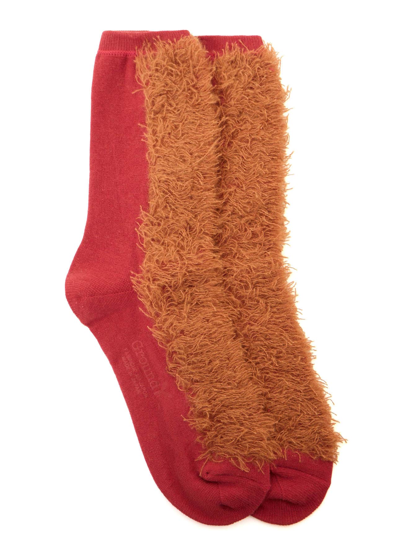 FLUFFY ACRYLIC PANEL SOCKS