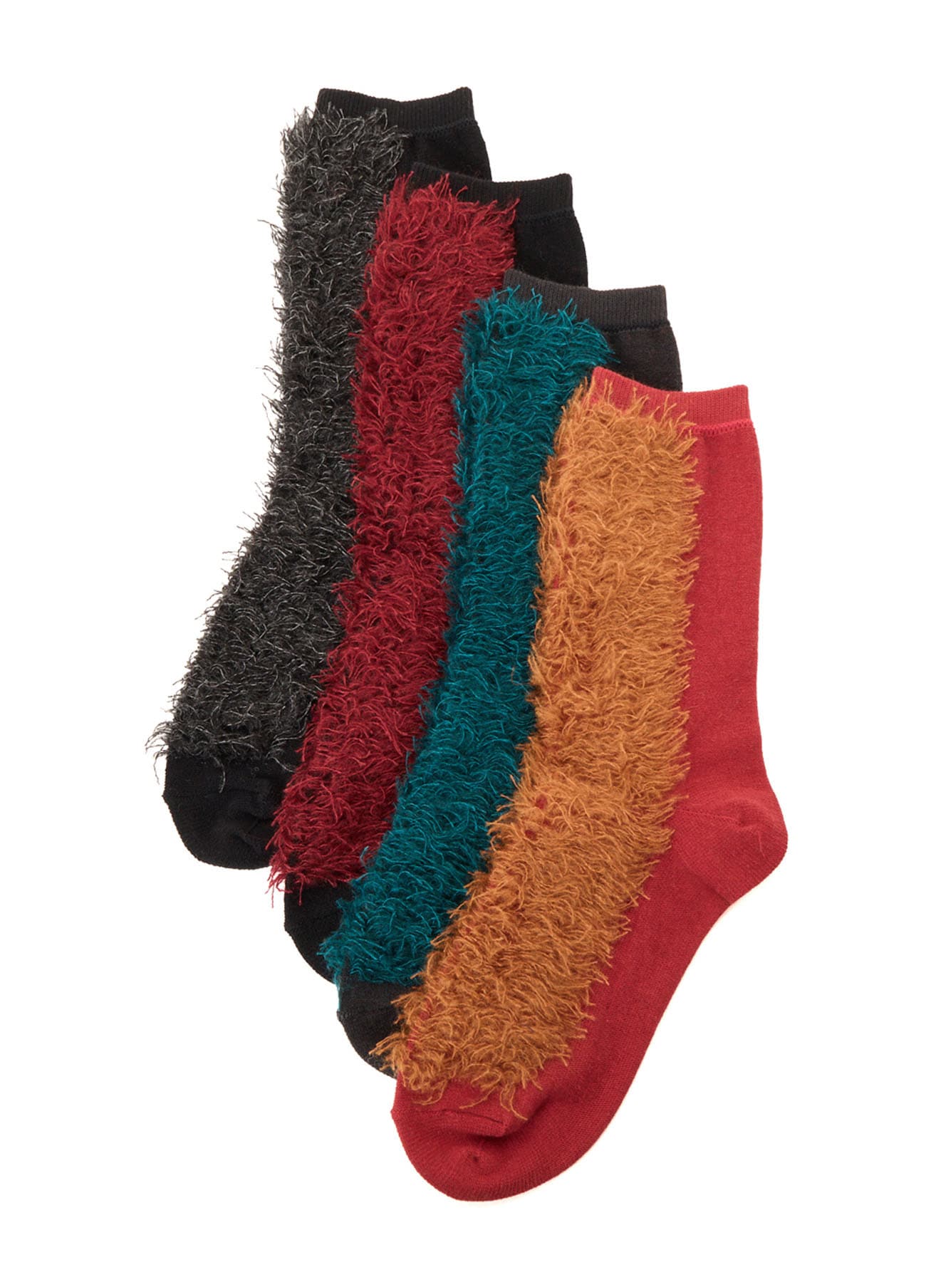 FLUFFY ACRYLIC PANEL SOCKS