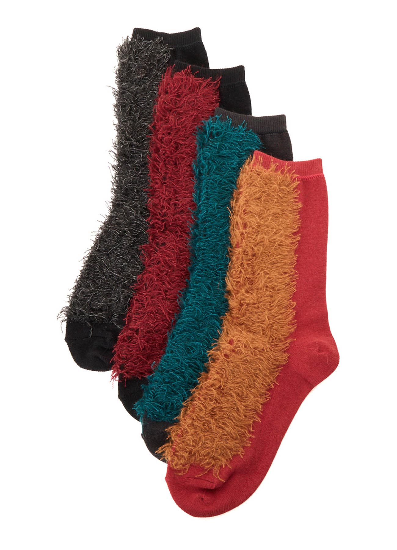 FLUFFY ACRYLIC PANEL SOCKS