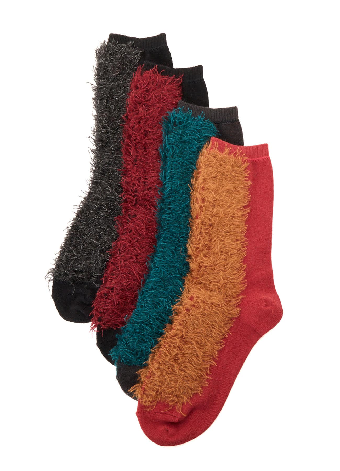 FLUFFY ACRYLIC PANEL SOCKS