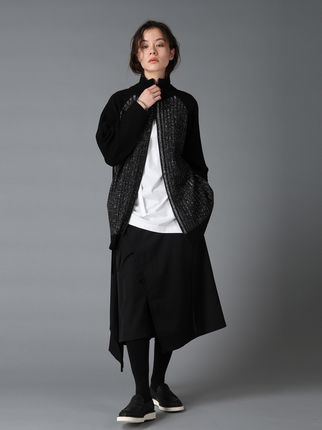 WOOL GABARDINE WOMEN'S 3WAY PANTS