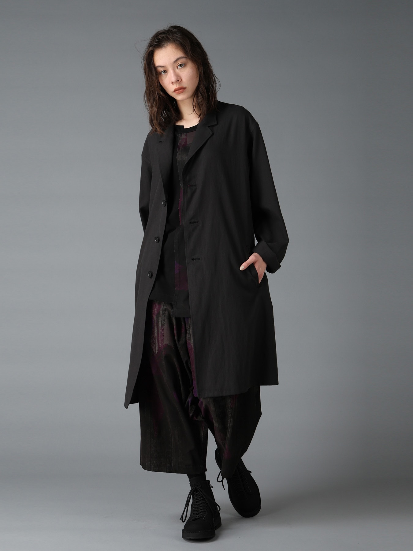 NARROW RIB CORDUROY SAROUEL PANTS