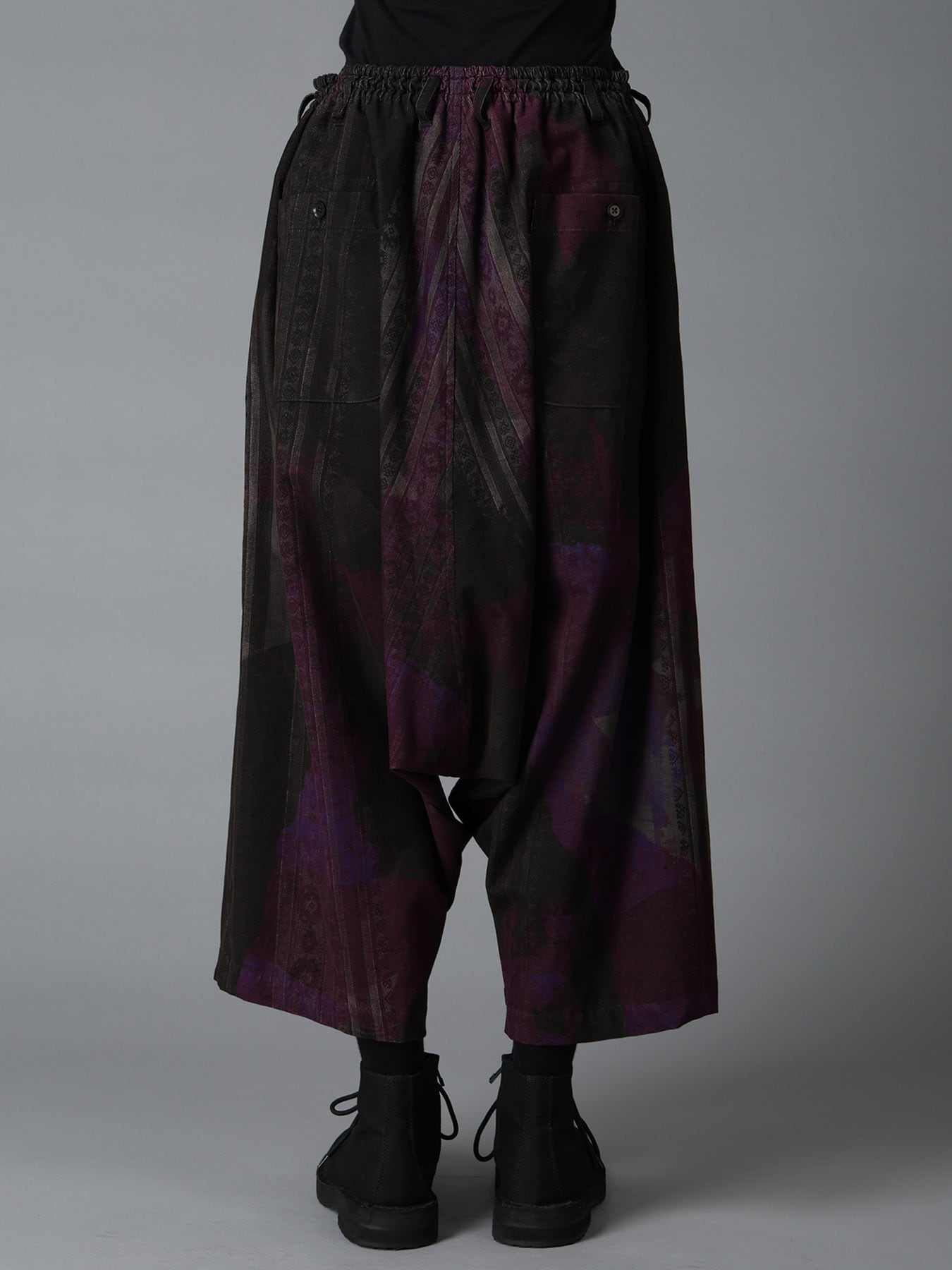 NARROW RIB CORDUROY SAROUEL PANTS