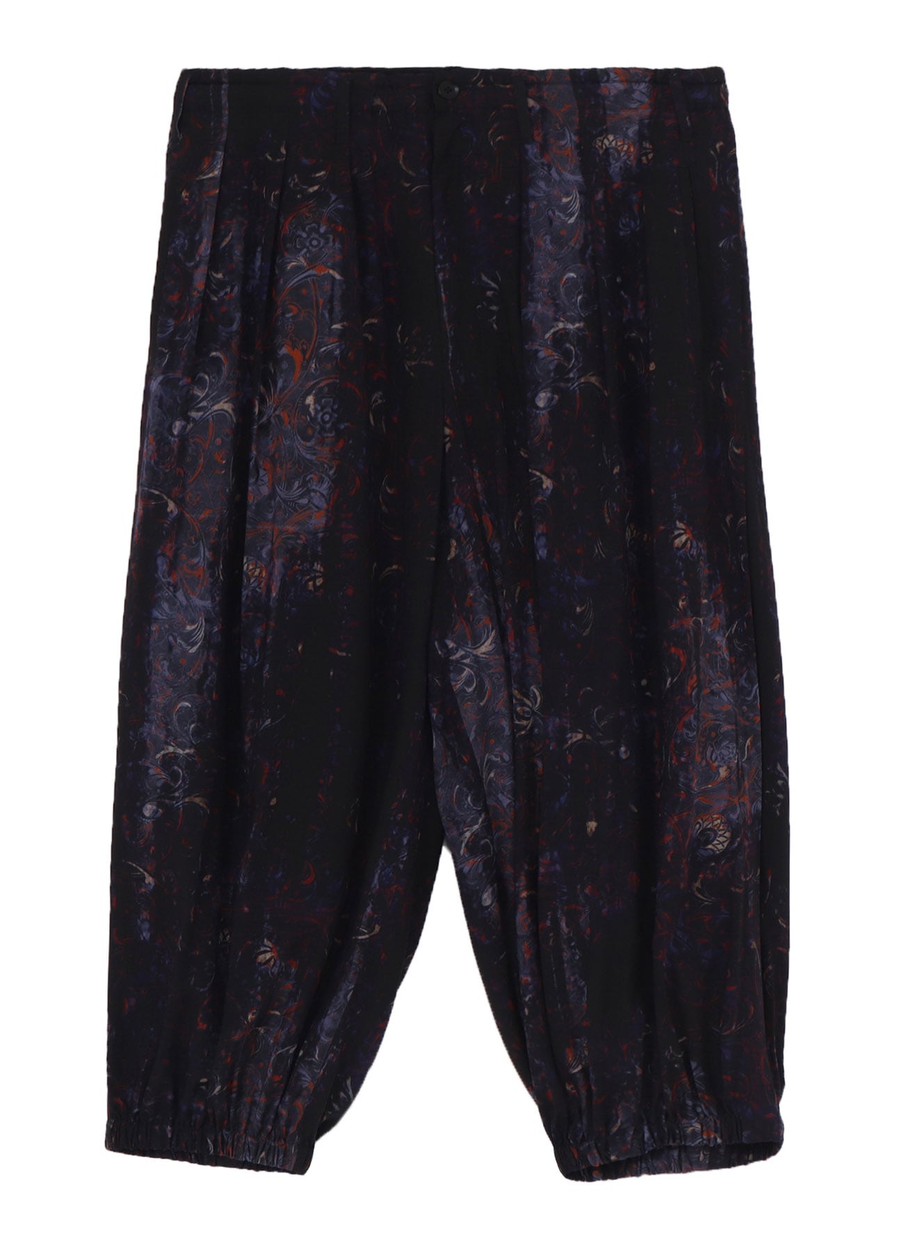 RAYON PAISLEY BALLOON CROW PANTS