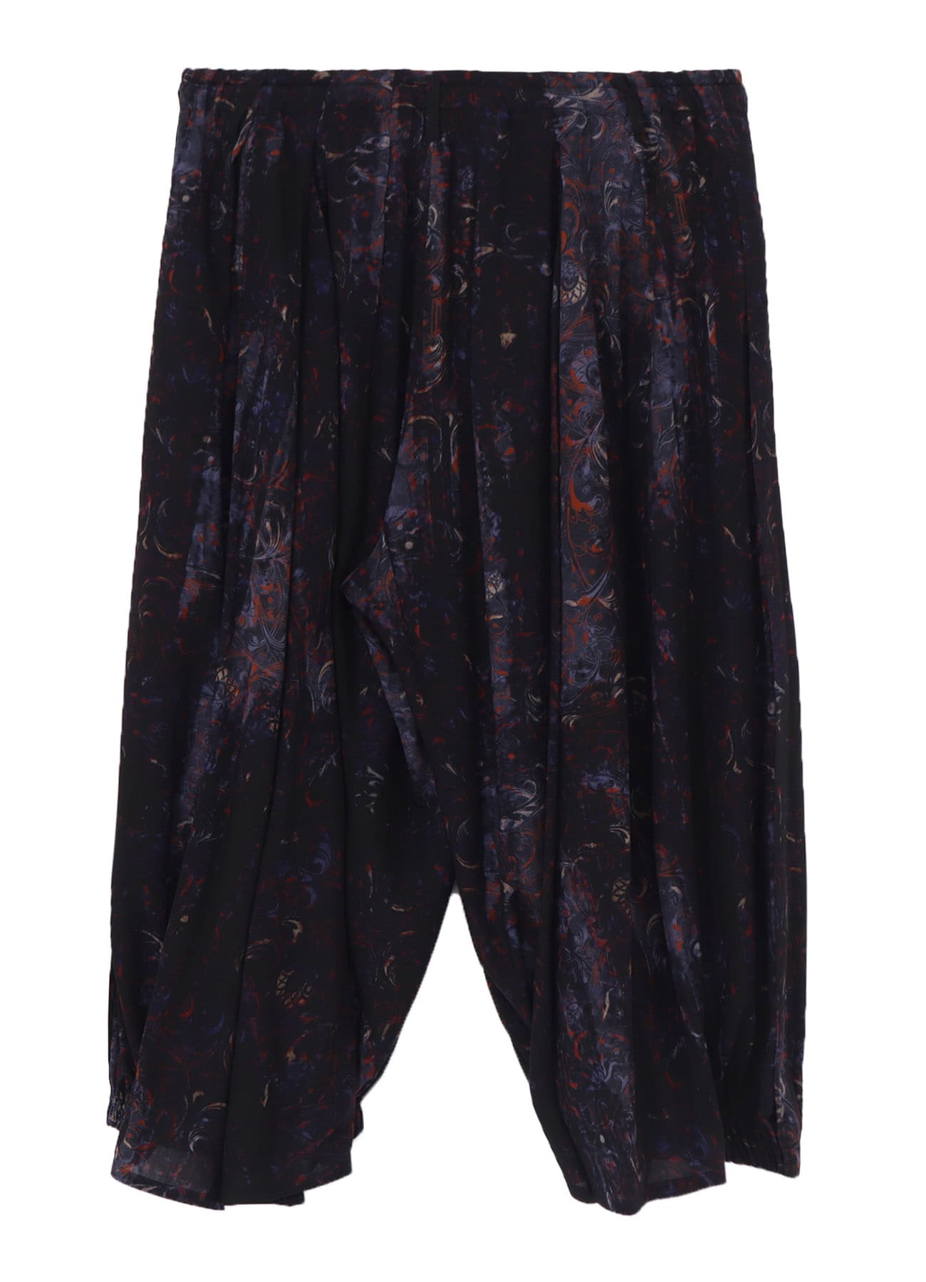 RAYON PAISLEY BALLOON CROW PANTS