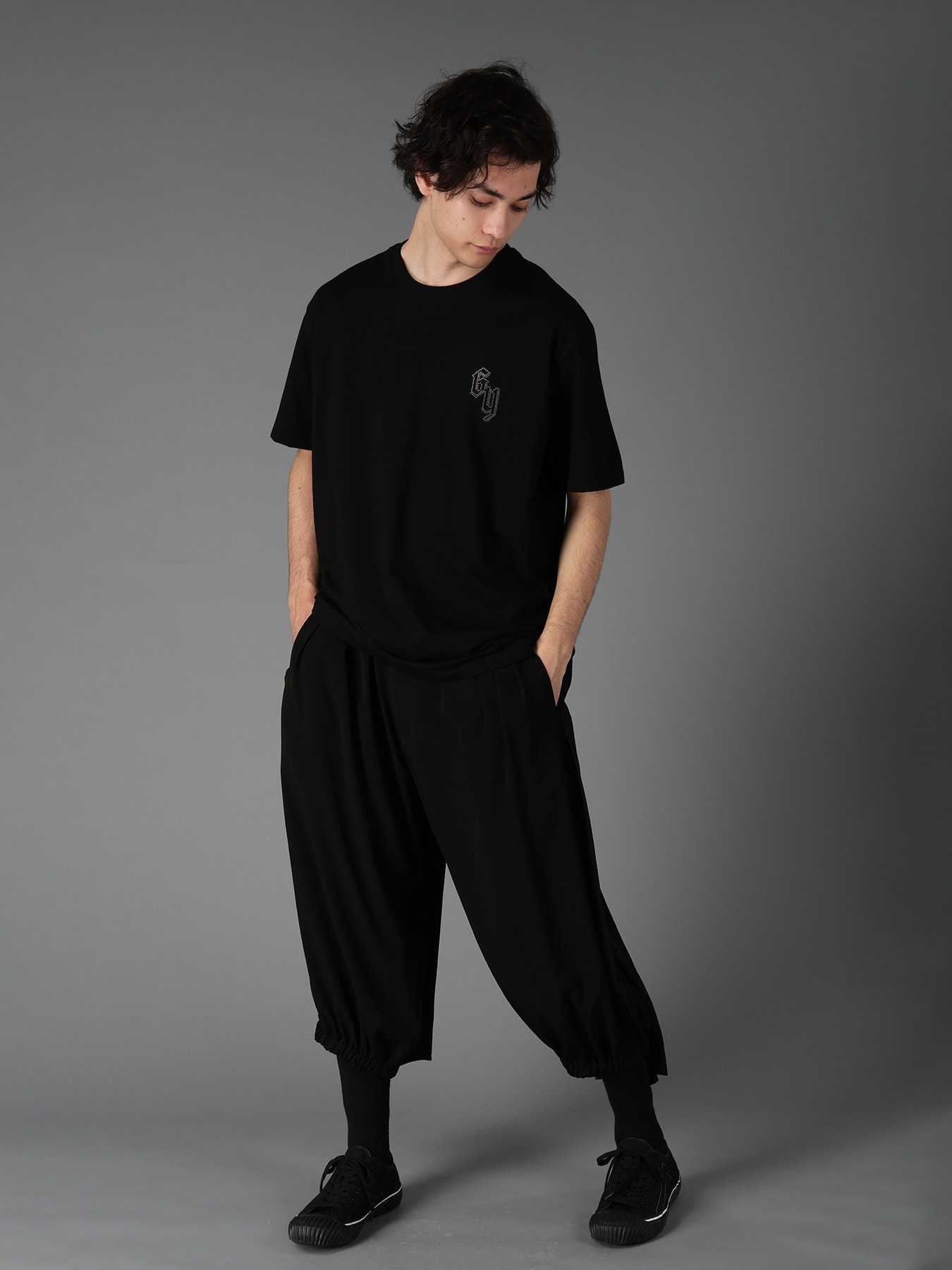 CREPE de CHINE BALLOON CROW PANTS