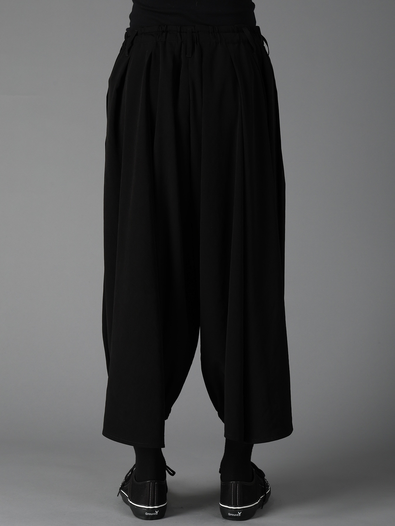CREPE de CHINE BALLOON CROW PANTS