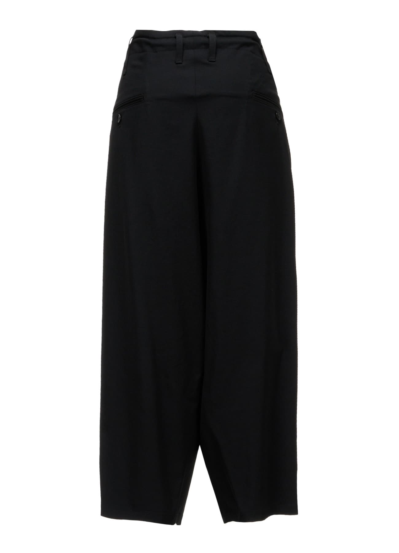 WOOL GABARDINE CROPPED PANTS