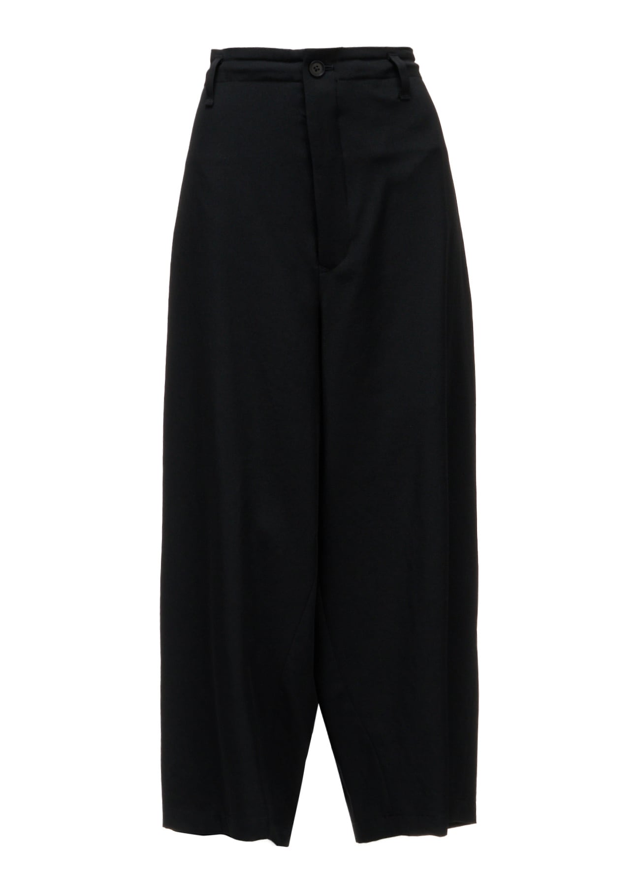 WOOL GABARDINE CROPPED PANTS
