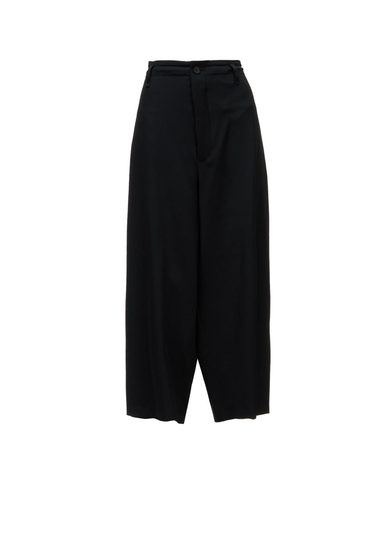WOOL GABARDINE CROPPED PANTS