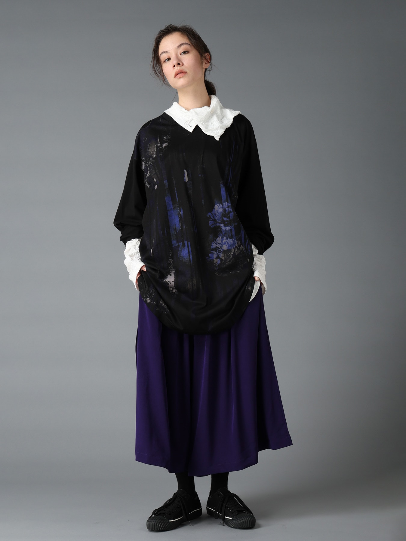 CREPE de CHINE CULOTTE PANTS
