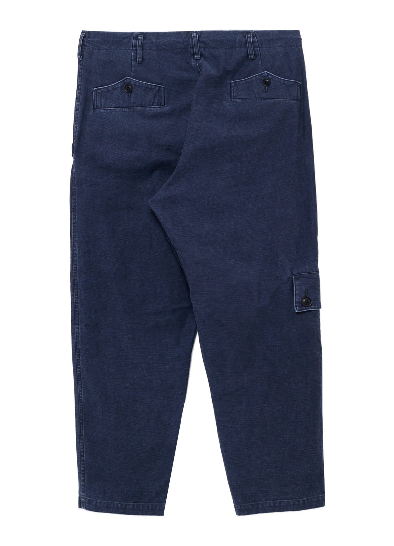 SULFUR DYED BACK SATIN POCKET SLIM PANTS