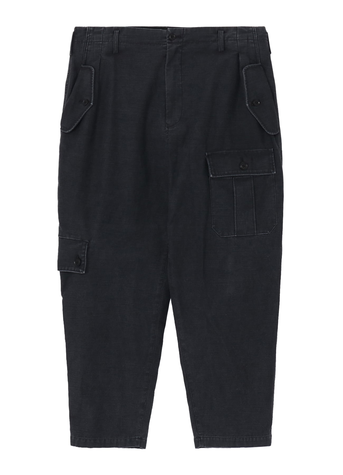SULFUR DYED BACK SATIN POCKET SLIM PANTS