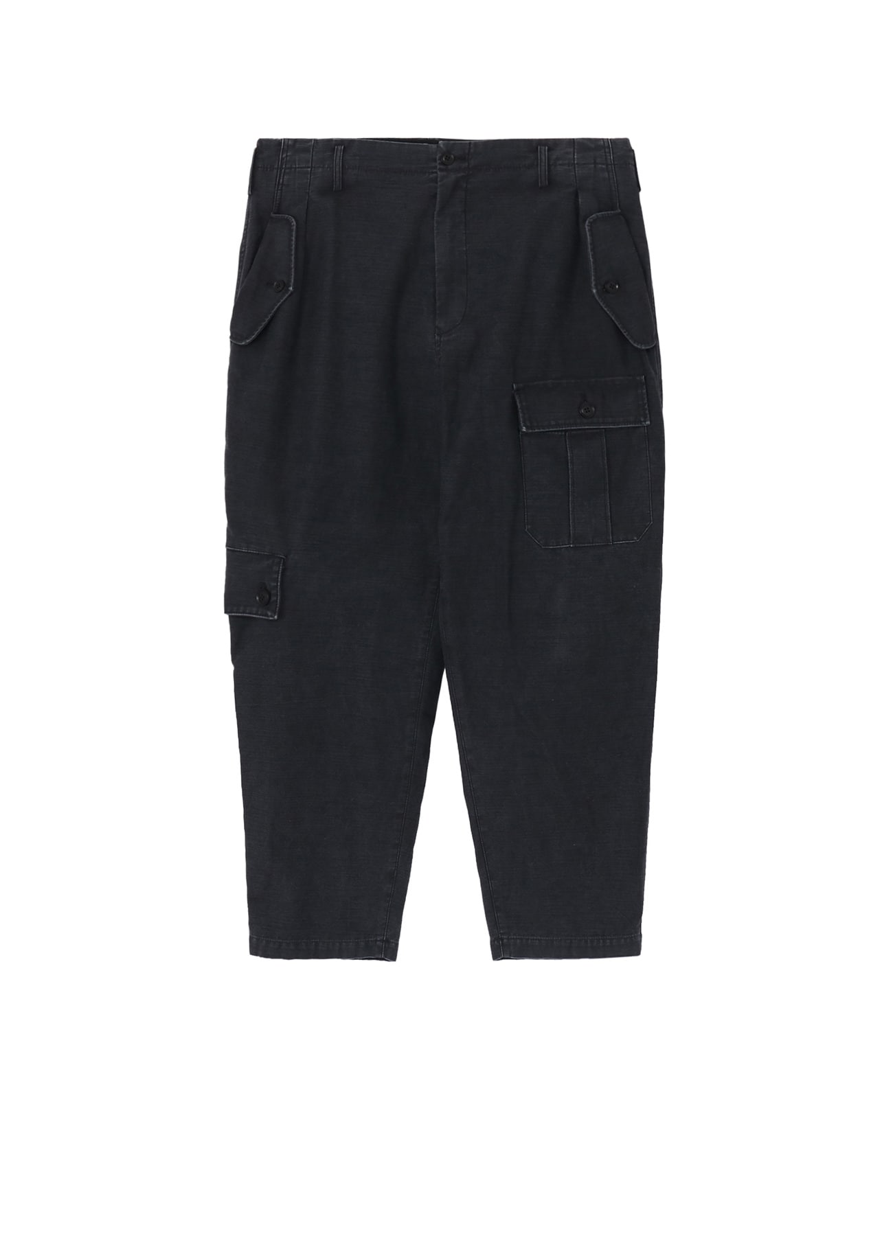 SULFUR DYED BACK SATIN POCKET SLIM PANTS