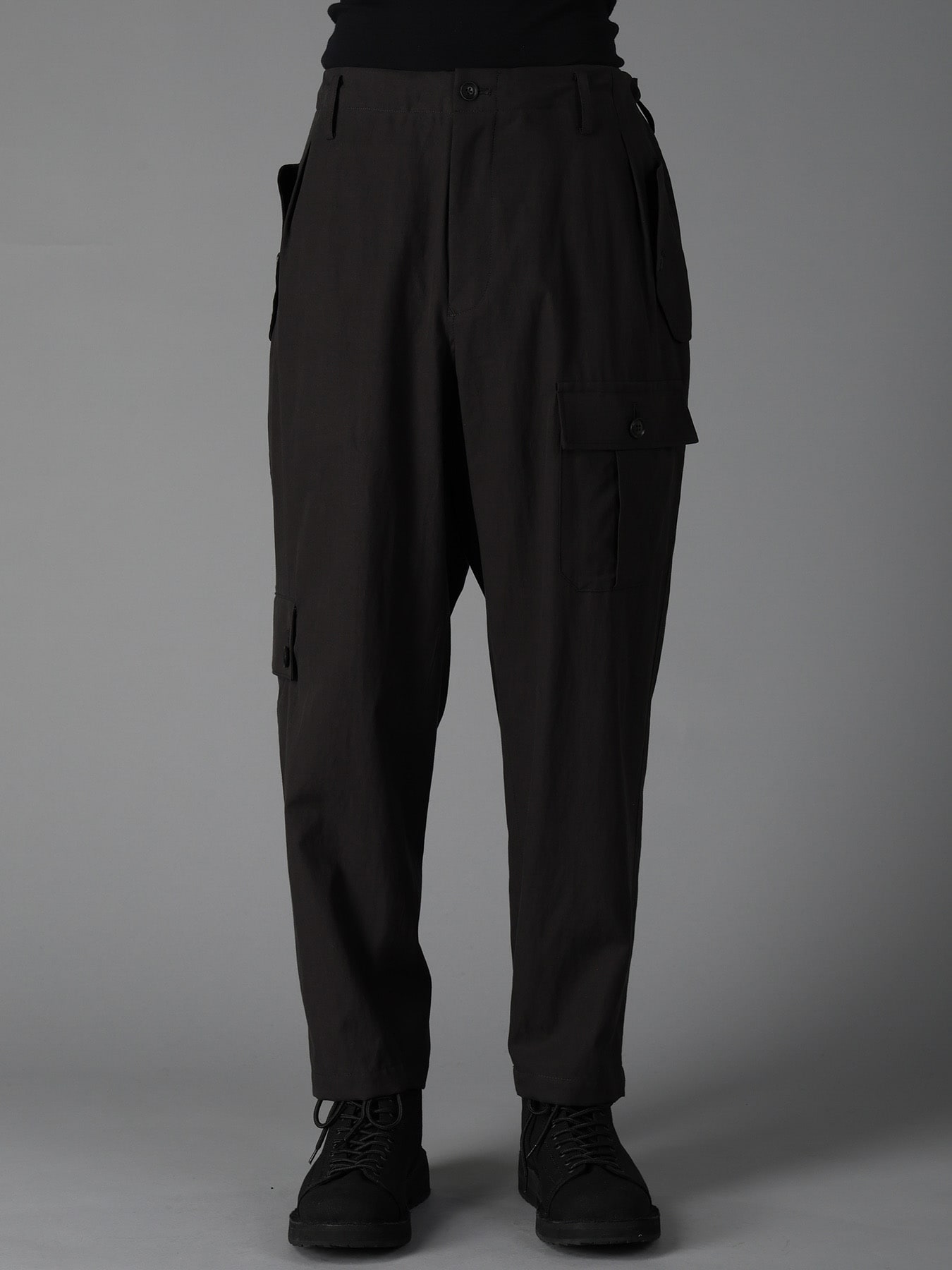 CELLULOSE COTTON BIO TWILL POCKET SLIM PANTS