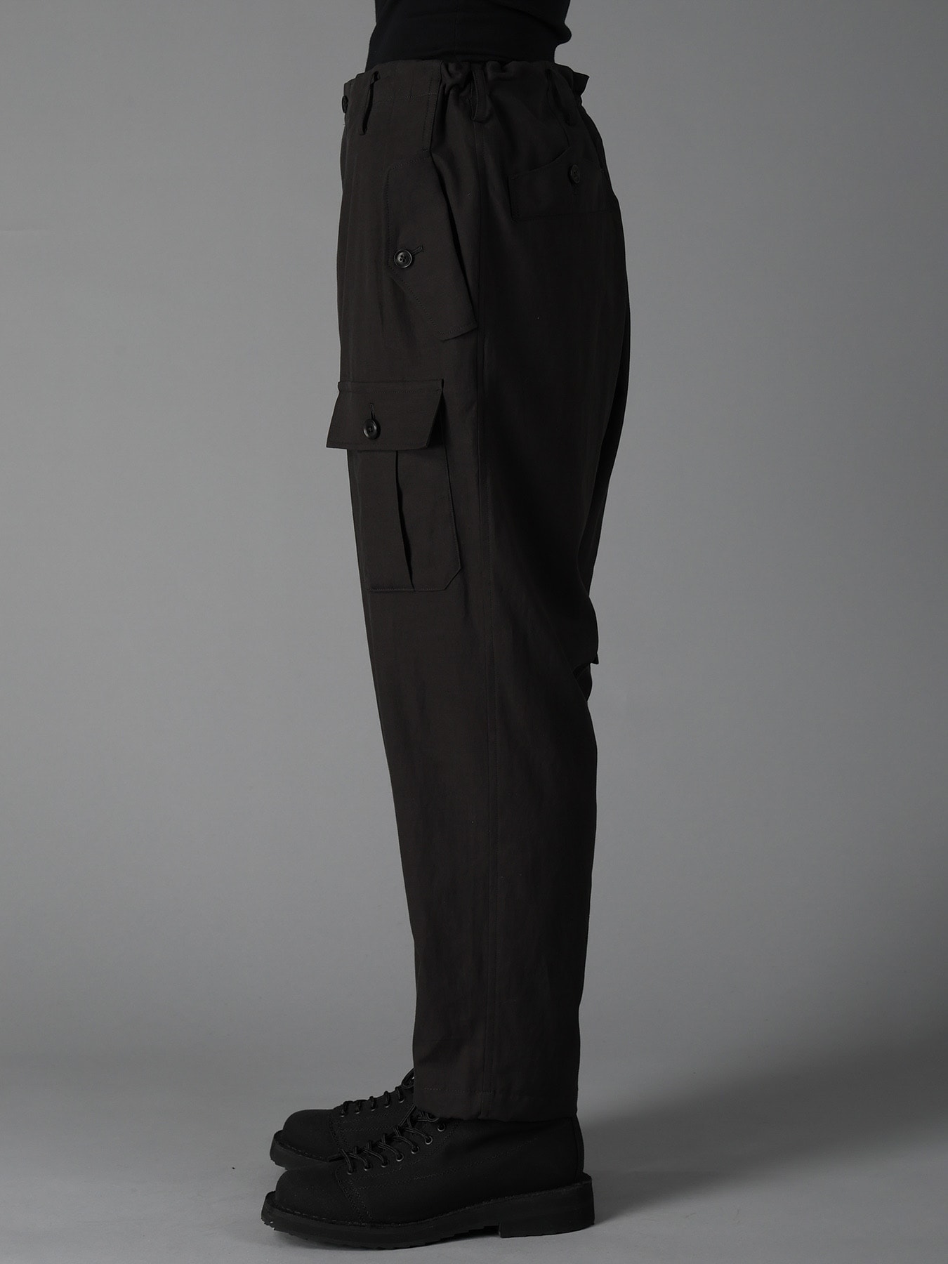 CELLULOSE COTTON BIO TWILL POCKET SLIM PANTS
