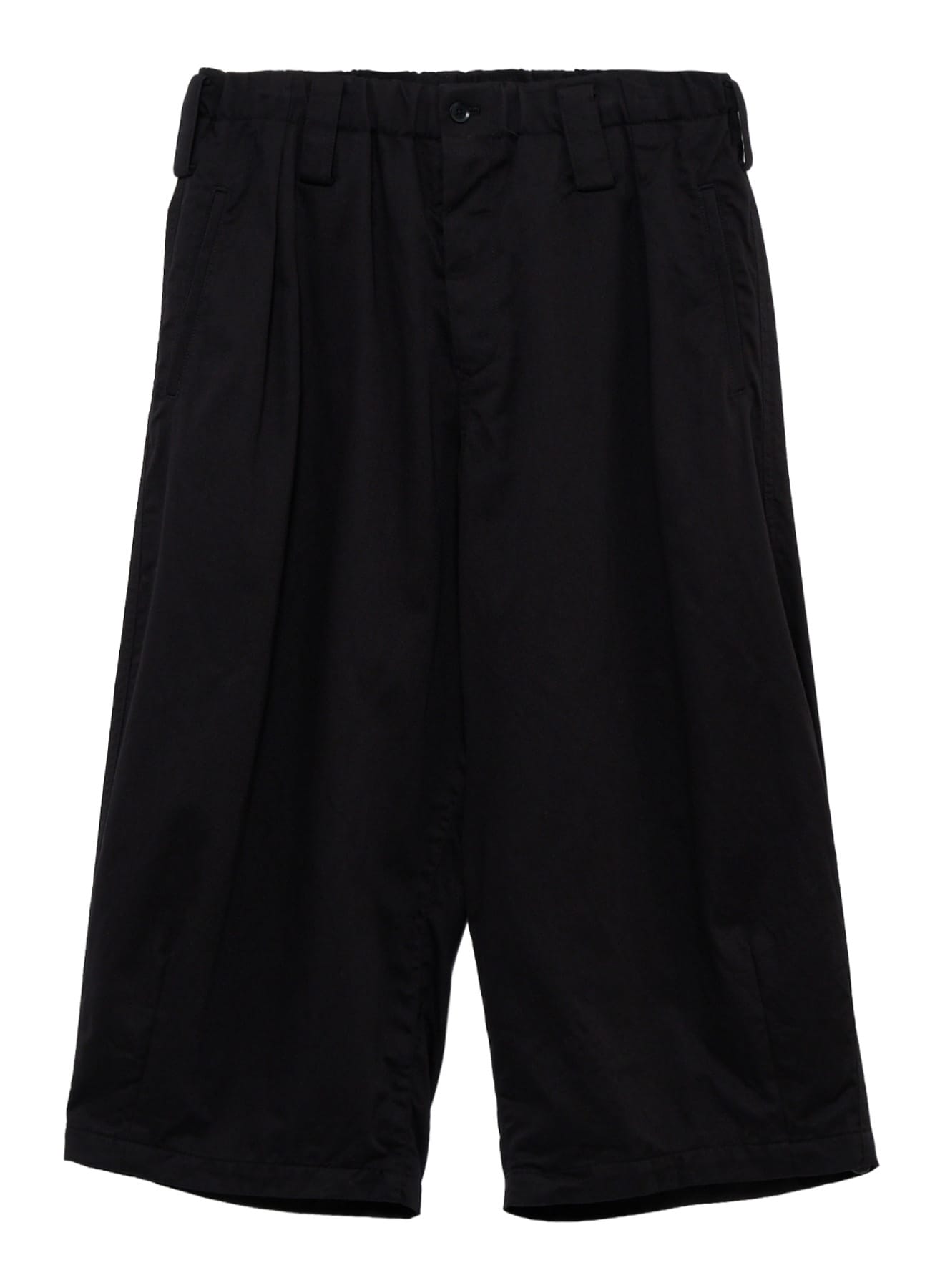 COTTON TWILL WIDE PANTS