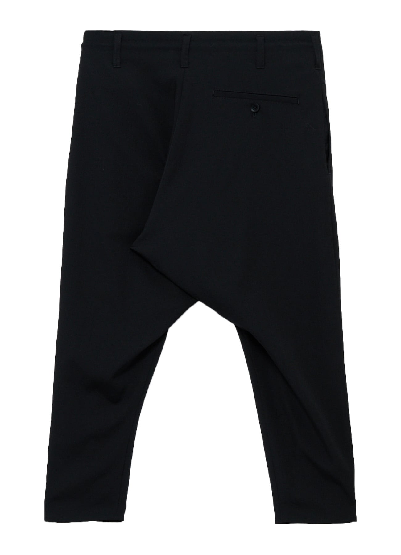 WOOL GABARDINE TAPERED PANTS