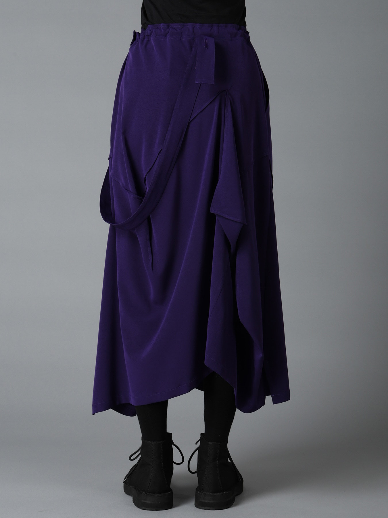 CREPE de CHINE SQUARE SKIRT