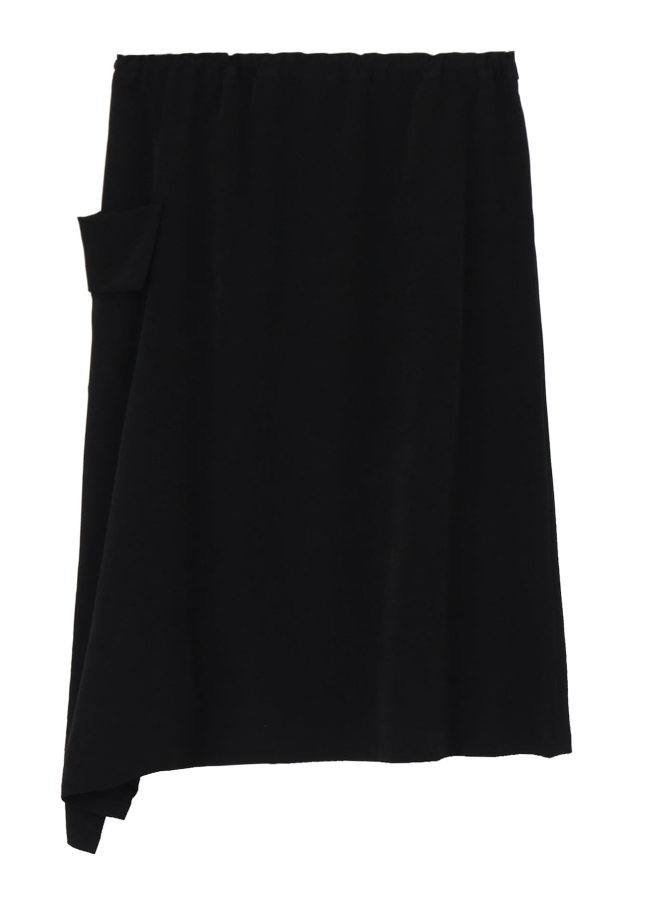 CREPE de CHINE LEFT DROP GATHER SKIRT